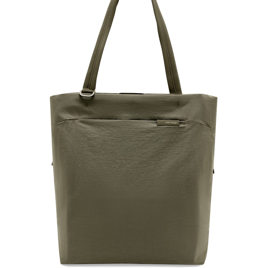 Peak Design City Tote 15L in Stone — front view # color_Stone