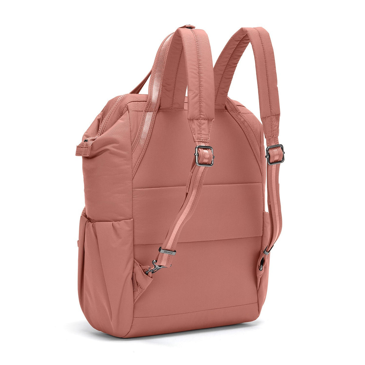 Pacsafe Citysafe® CX Anti-Theft Backpack in Rose — angle view 3