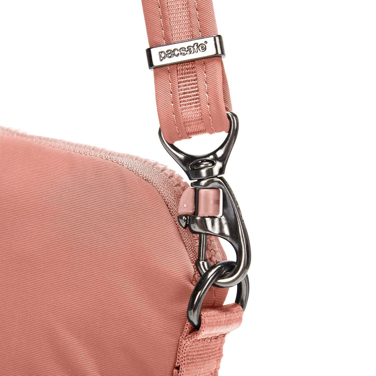 Pacsafe Citysafe® CX Anti-Theft Convertible Crossbody in Rose — detail view 2