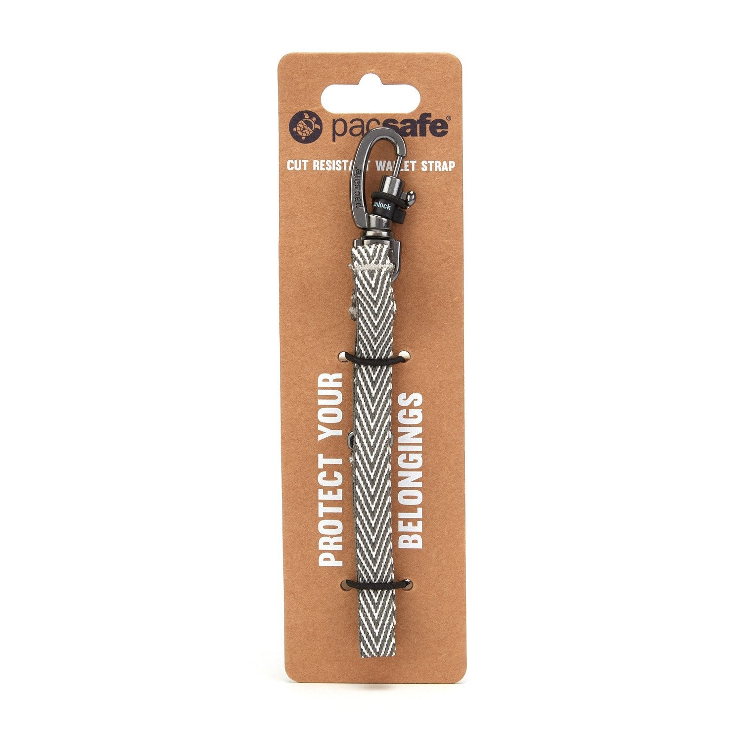 Pacsafe Cut Resistant Wallet Strap - Gray