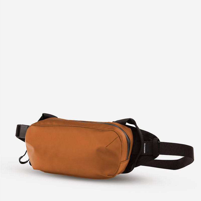 WANDRD D1 Fanny Pack in Sedona Orange — angle view 2