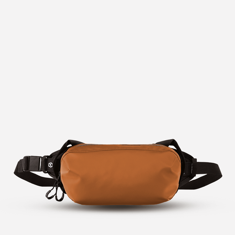 WANDRD D1 Fanny Pack in Sedona Orange — front view