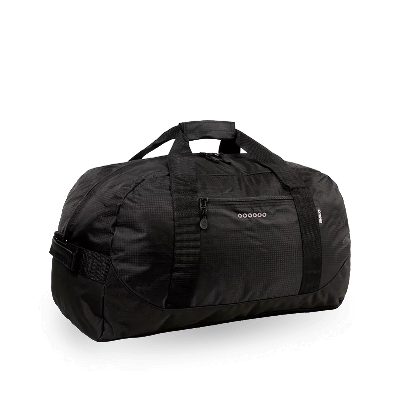 J World Lawrence Sport Duffel Bags in Black 24" — angle view