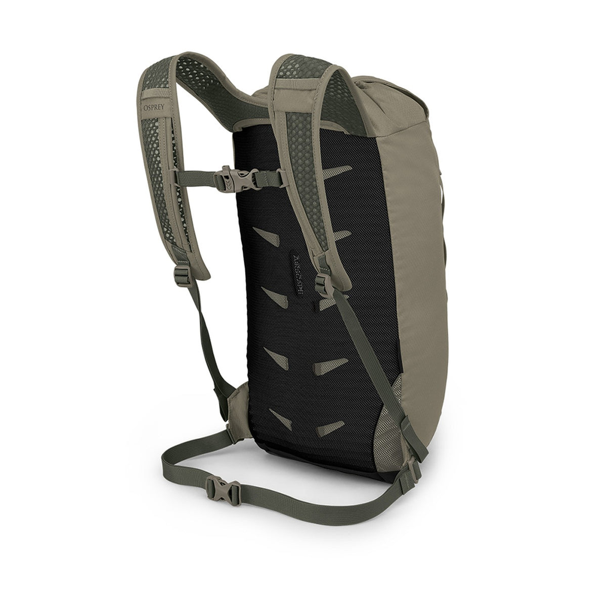 Osprey Daylite Cinch 15L in Tan Concrete — back view