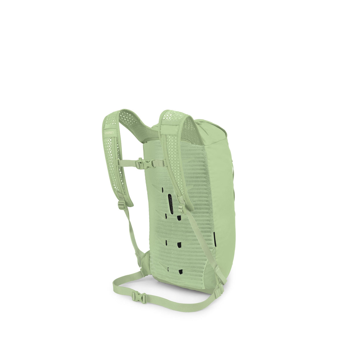 Osprey Daylite Cinch 15L in Pistachio Green — back view