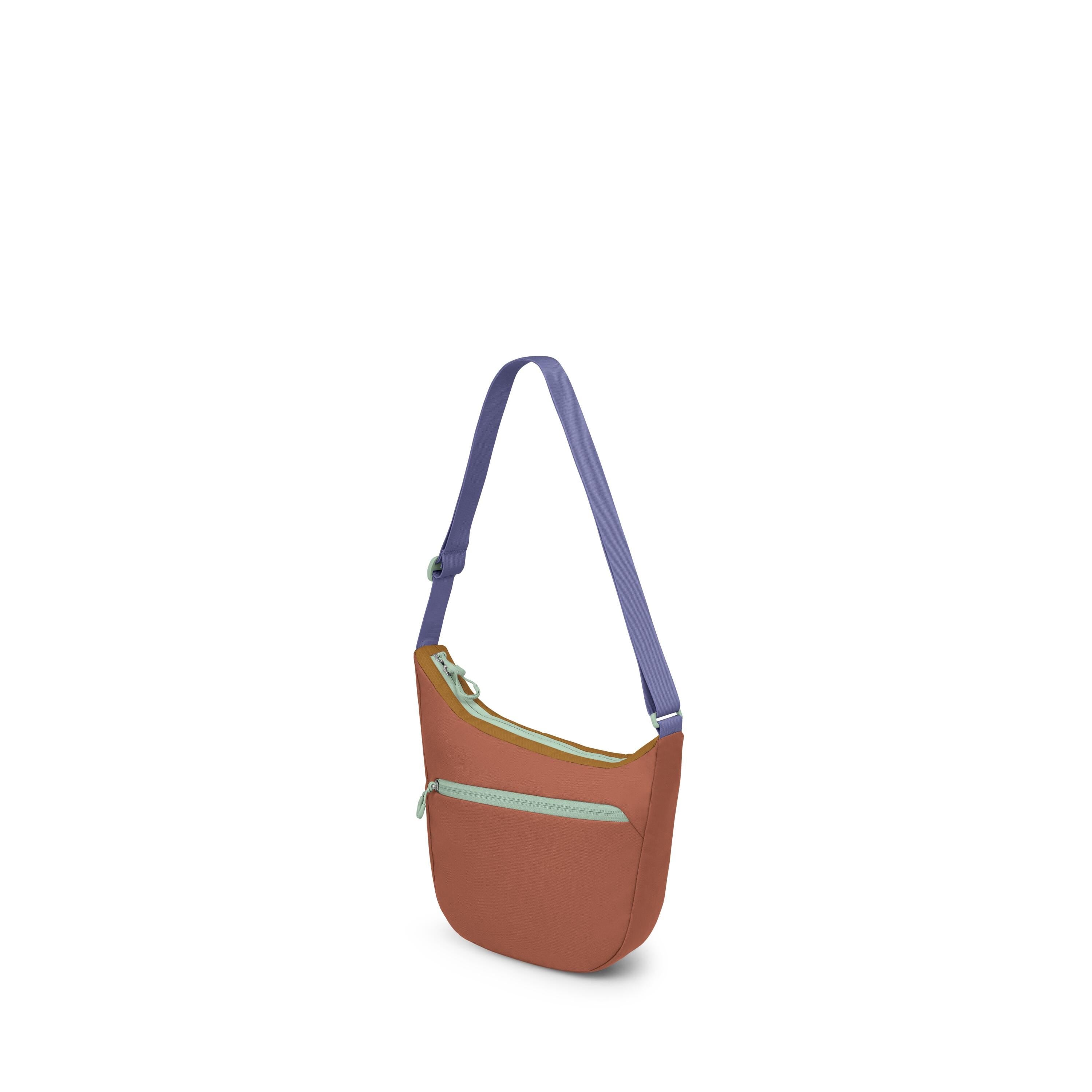 Osprey Daylite Crossbody Pouch 6L in Barley Brown Multi — angle view 3