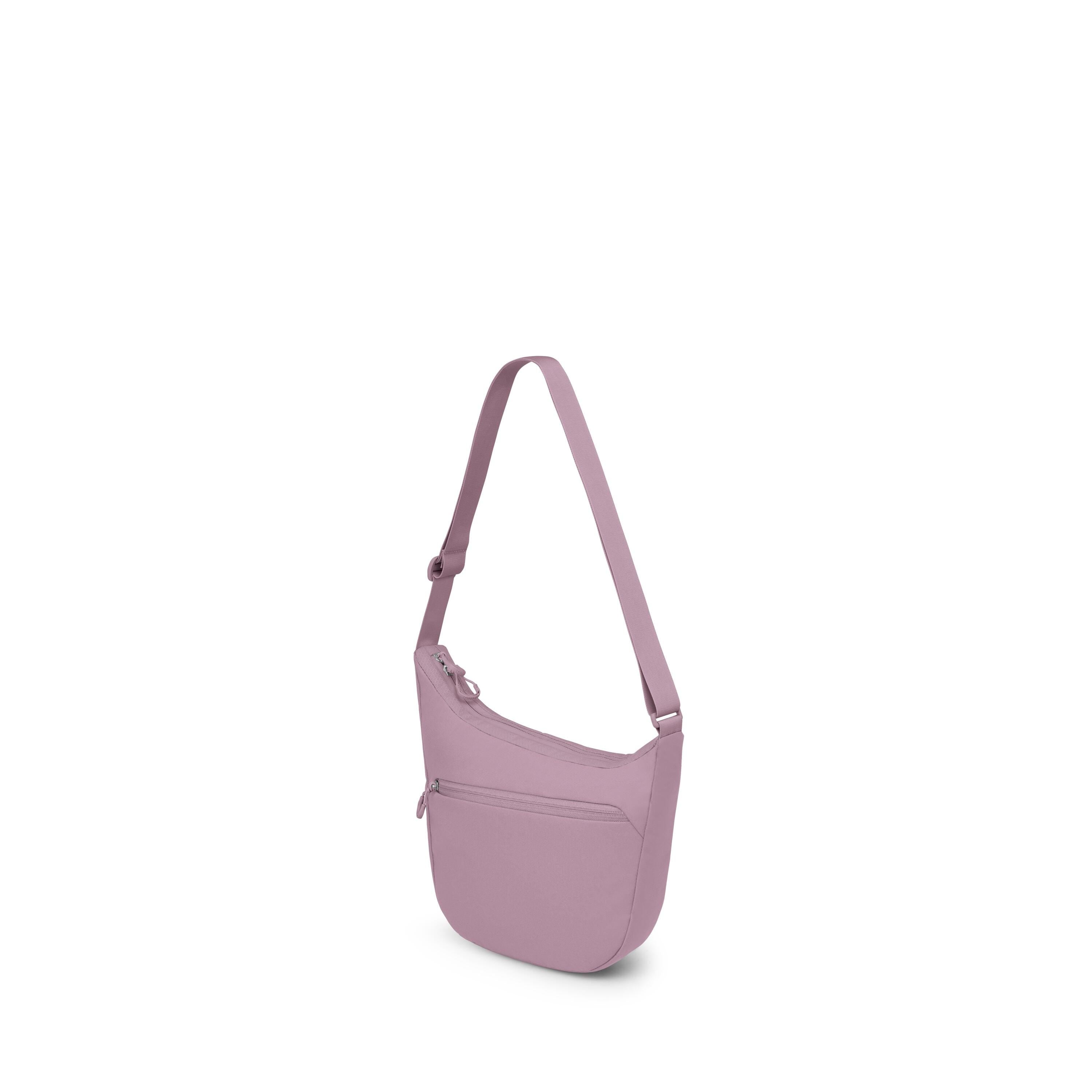 Osprey Daylite Crossbody Pouch 6L in Iris Pink — angle view 3