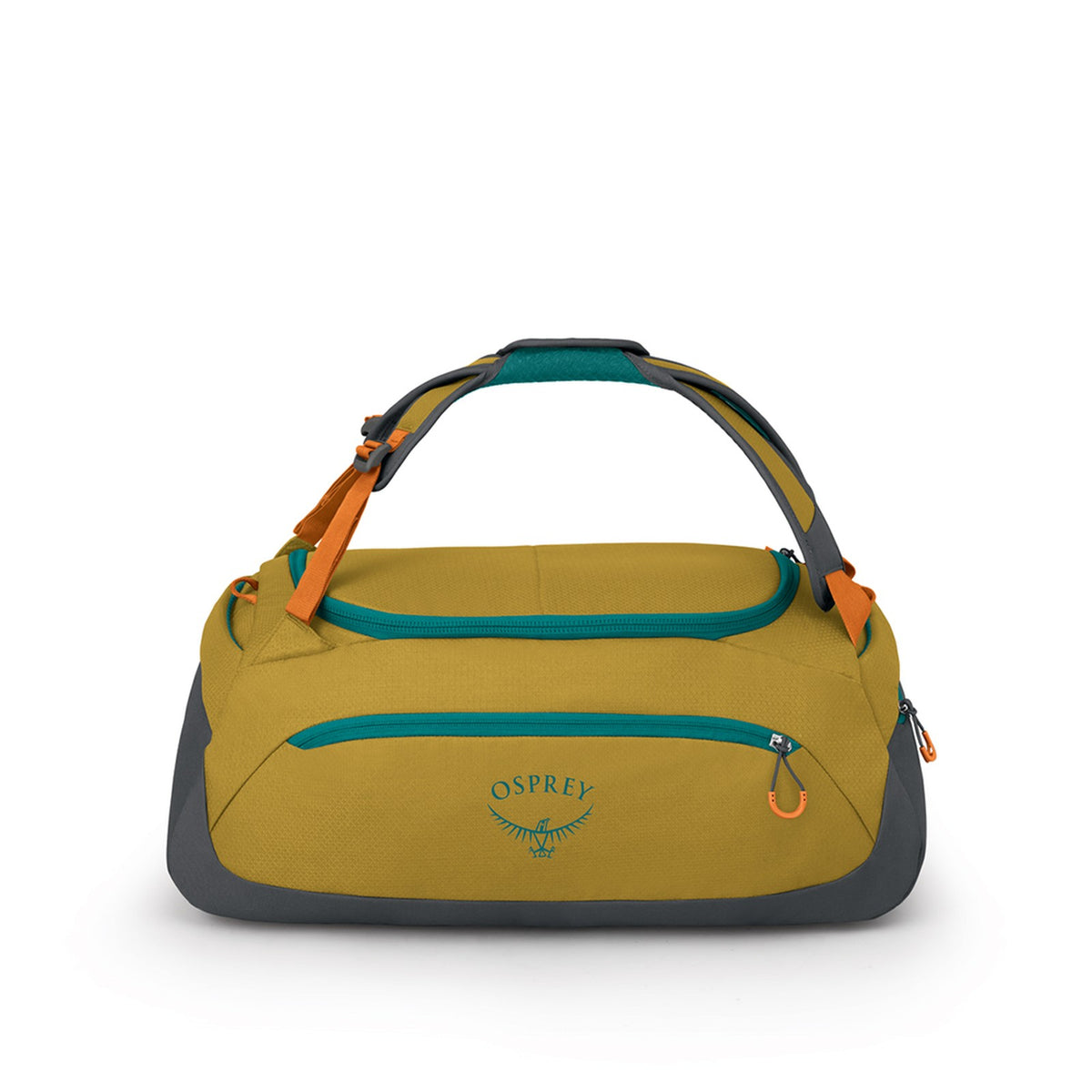 Osprey Daylite Duffel 30L in Tumbleweed Yellow/Tunnel Vision — angle view 2