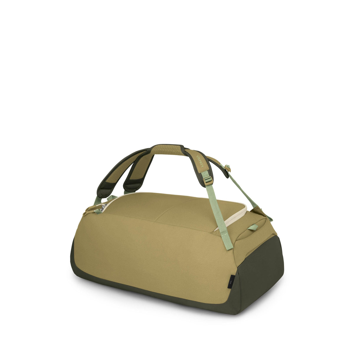 Osprey Daylite Duffel 45L in Gravel Tan Multi — angle view
