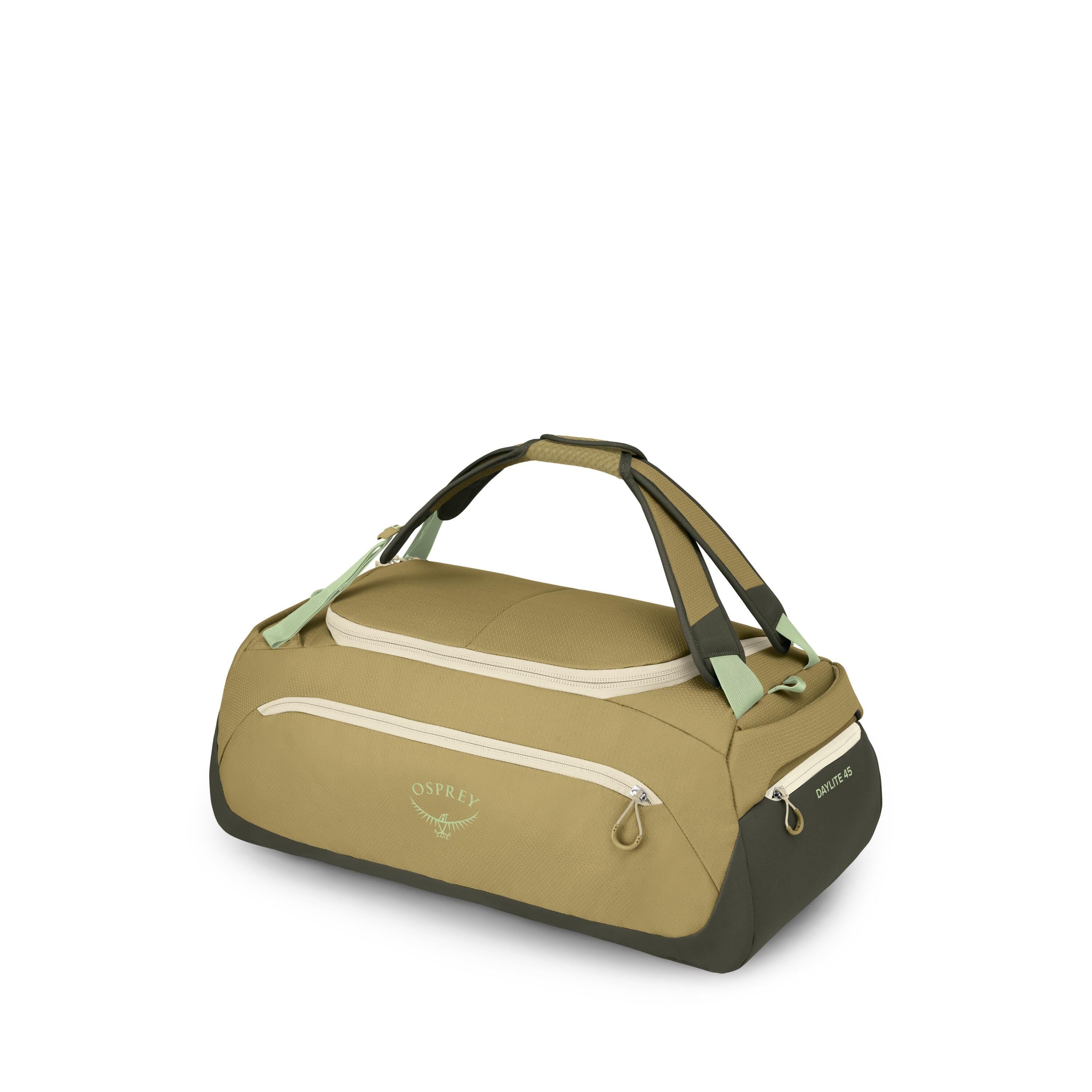 Osprey Daylite Duffel 45L in Gravel Tan Multi — front view # color_Gravel Tan Multi