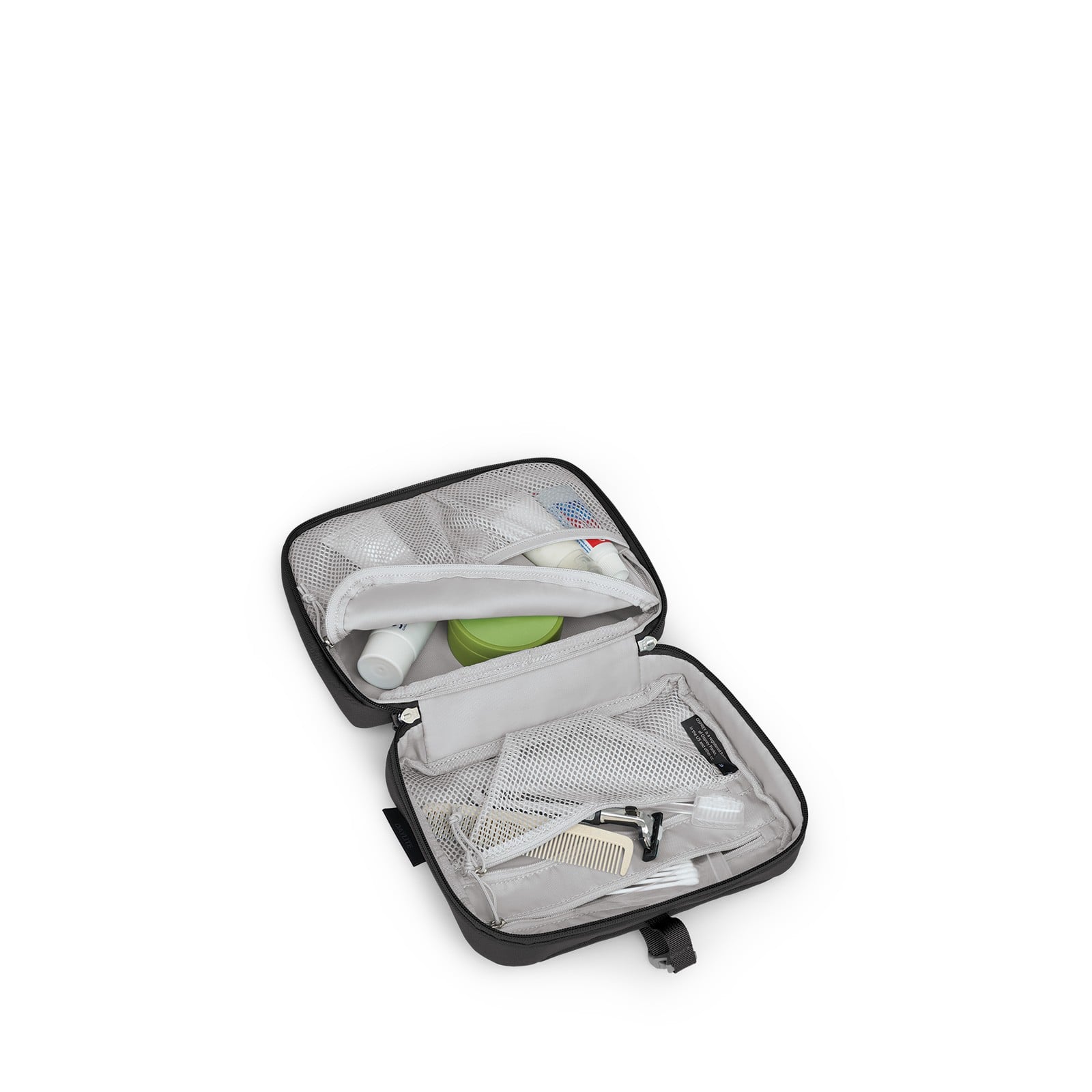 Osprey Daylite Hanging Toiletry Kit in Black — angle view 2