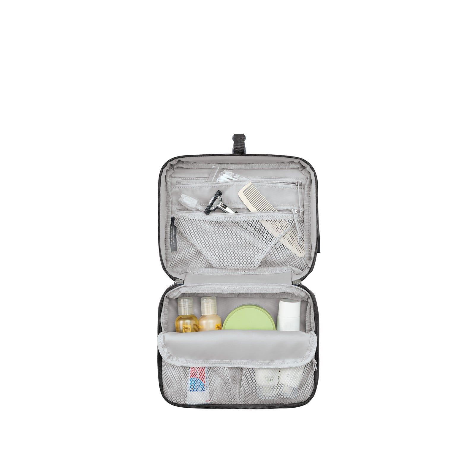 Osprey Daylite Hanging Toiletry Kit in Black — angle view 3