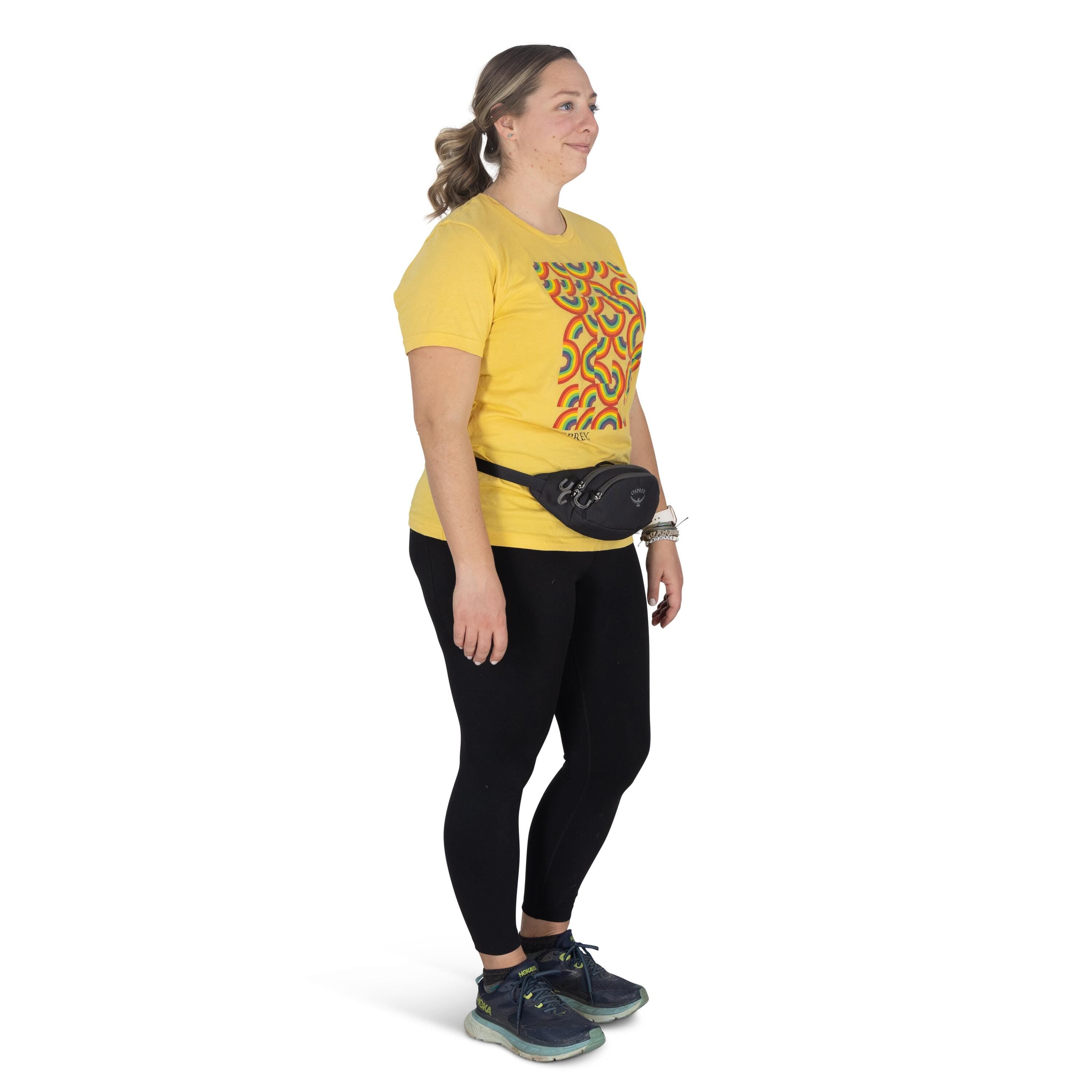 Osprey Daylite Mini Waist Pack 1L in Black — lifestyle