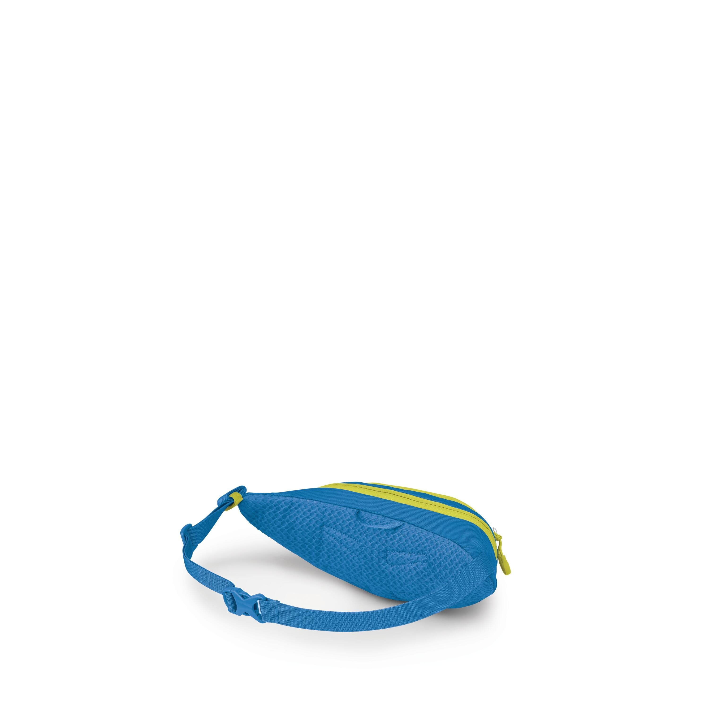 Osprey Daylite Mini Waist Pack 1L in Blue Flame — angle view 3