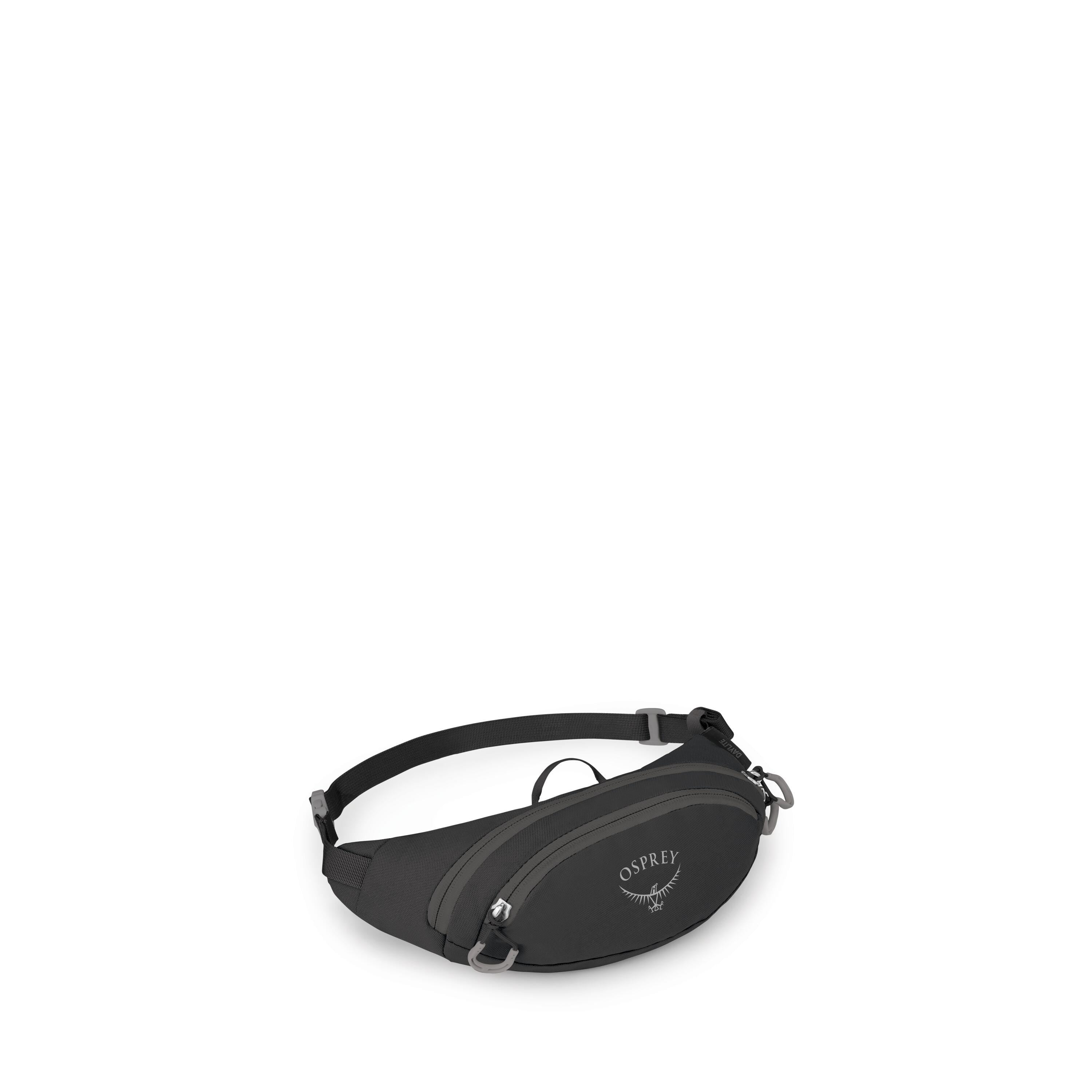 Osprey Daylite Mini Waist Pack 1L in Black — angle view 2