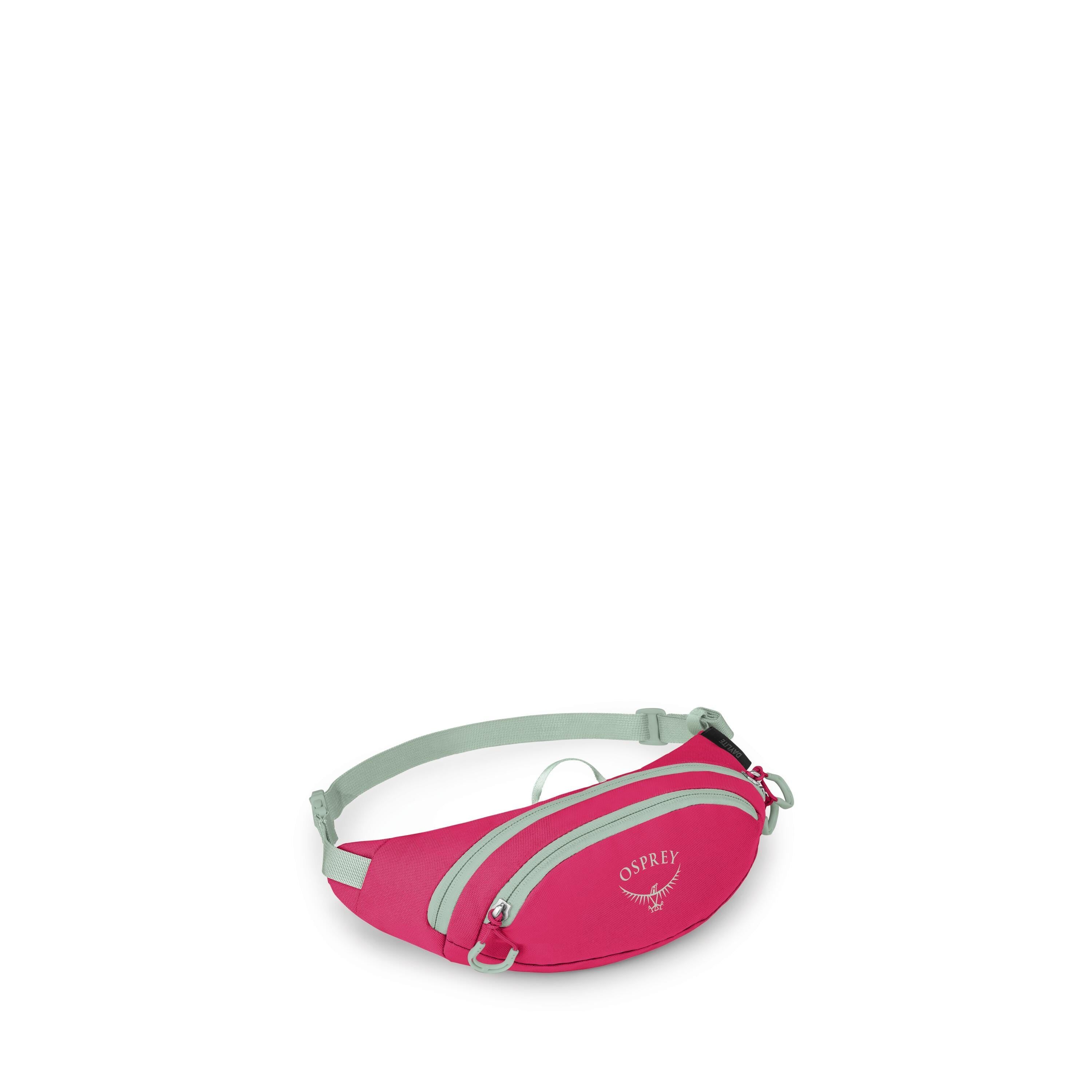 Osprey Daylite Mini Waist Pack 1L in Hotspot Pink — angle view 2