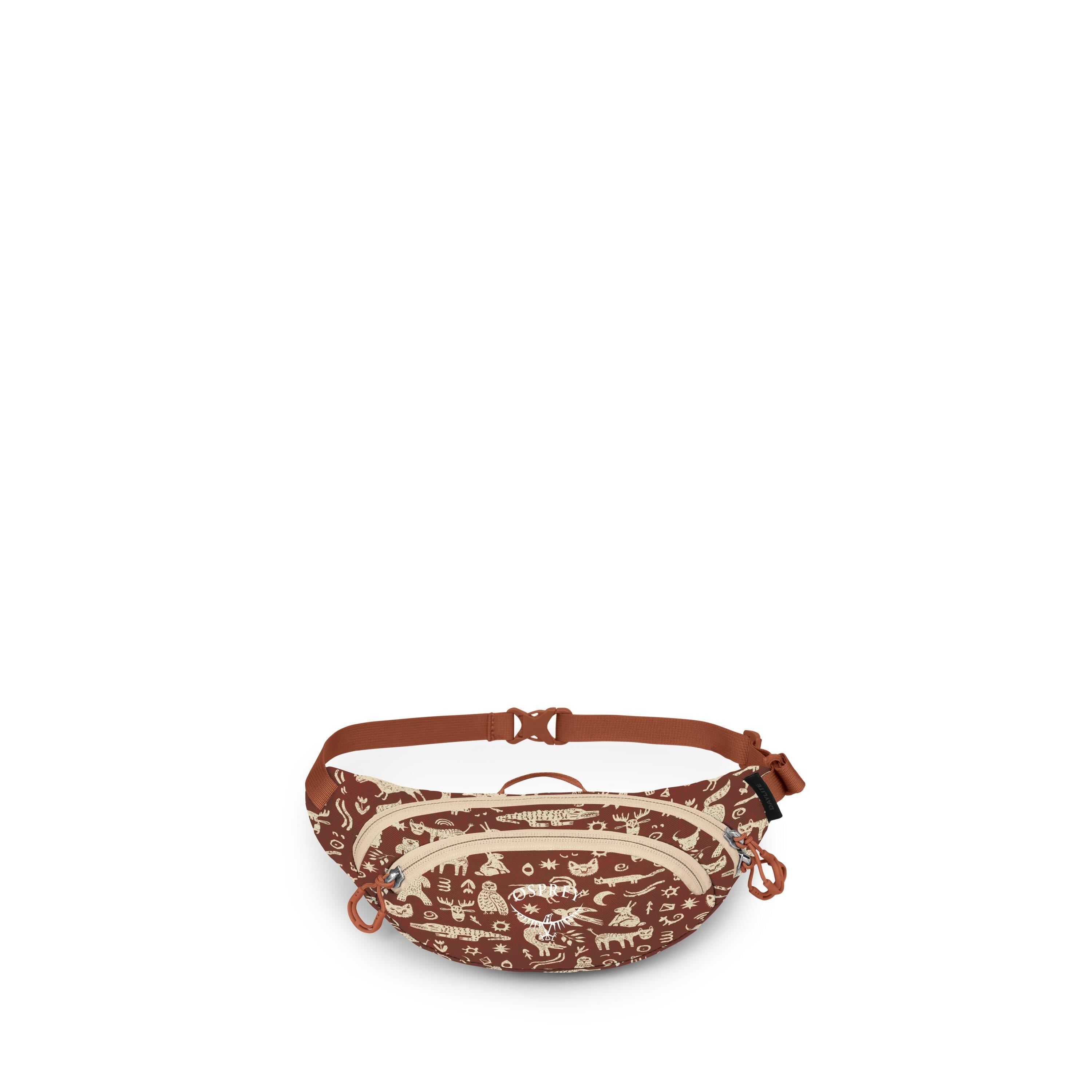 Osprey Daylite Mini Waist Pack 1L in Archaic Wilds Print Umber — front view