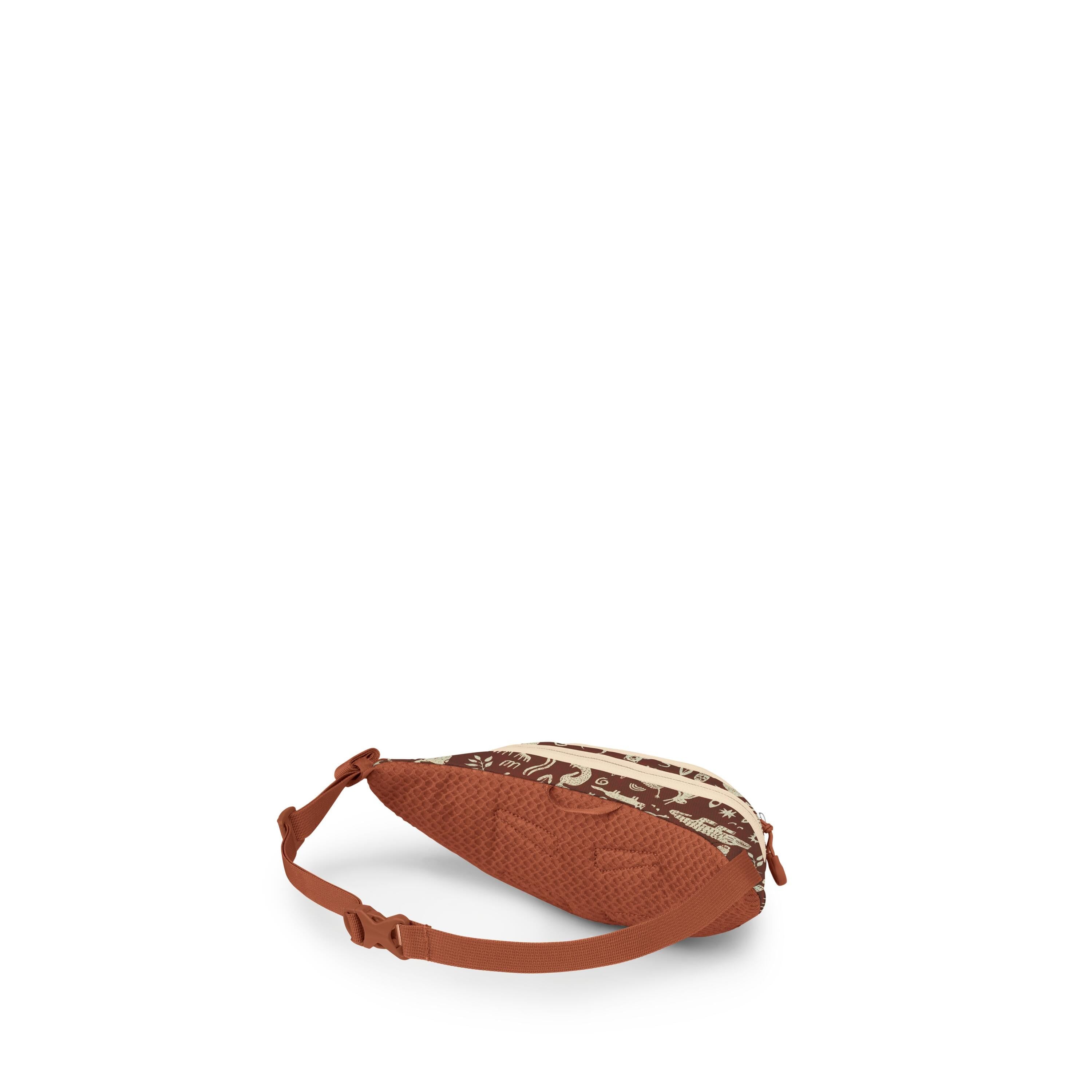 Osprey Daylite Mini Waist Pack 1L in Archaic Wilds Print Umber — angle view 3