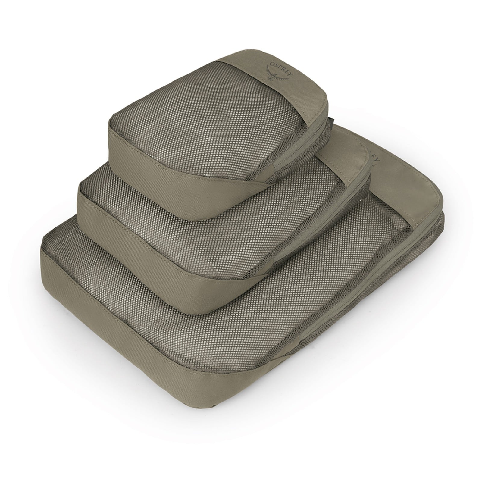 Osprey Daylite Packing Cube Set in Tan Concrete — front view