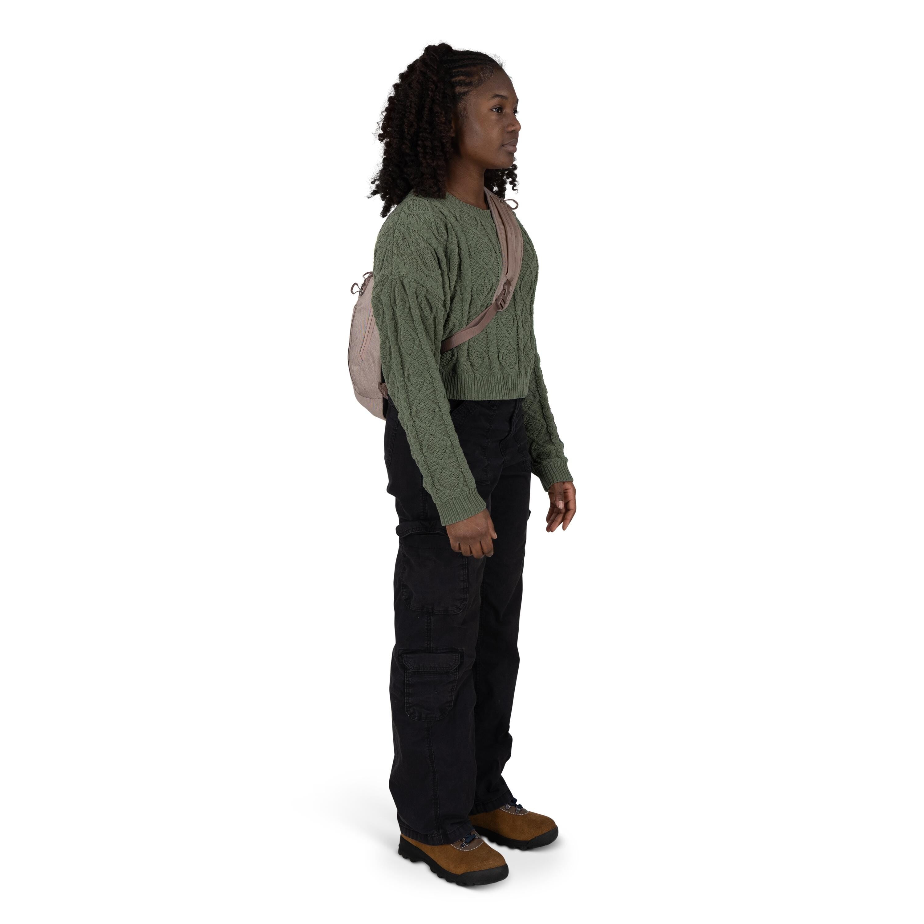 Osprey Daylite Sling Driftshade 5L in Timber Beige — lifestyle