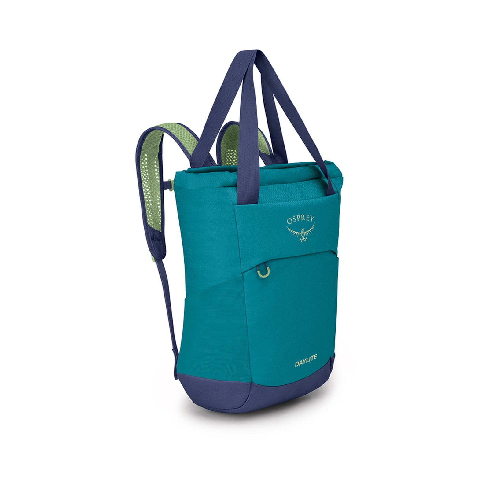 Osprey Daylite Tote Pack 20L in Blue Spikemoss/Alkaline — angle view 2