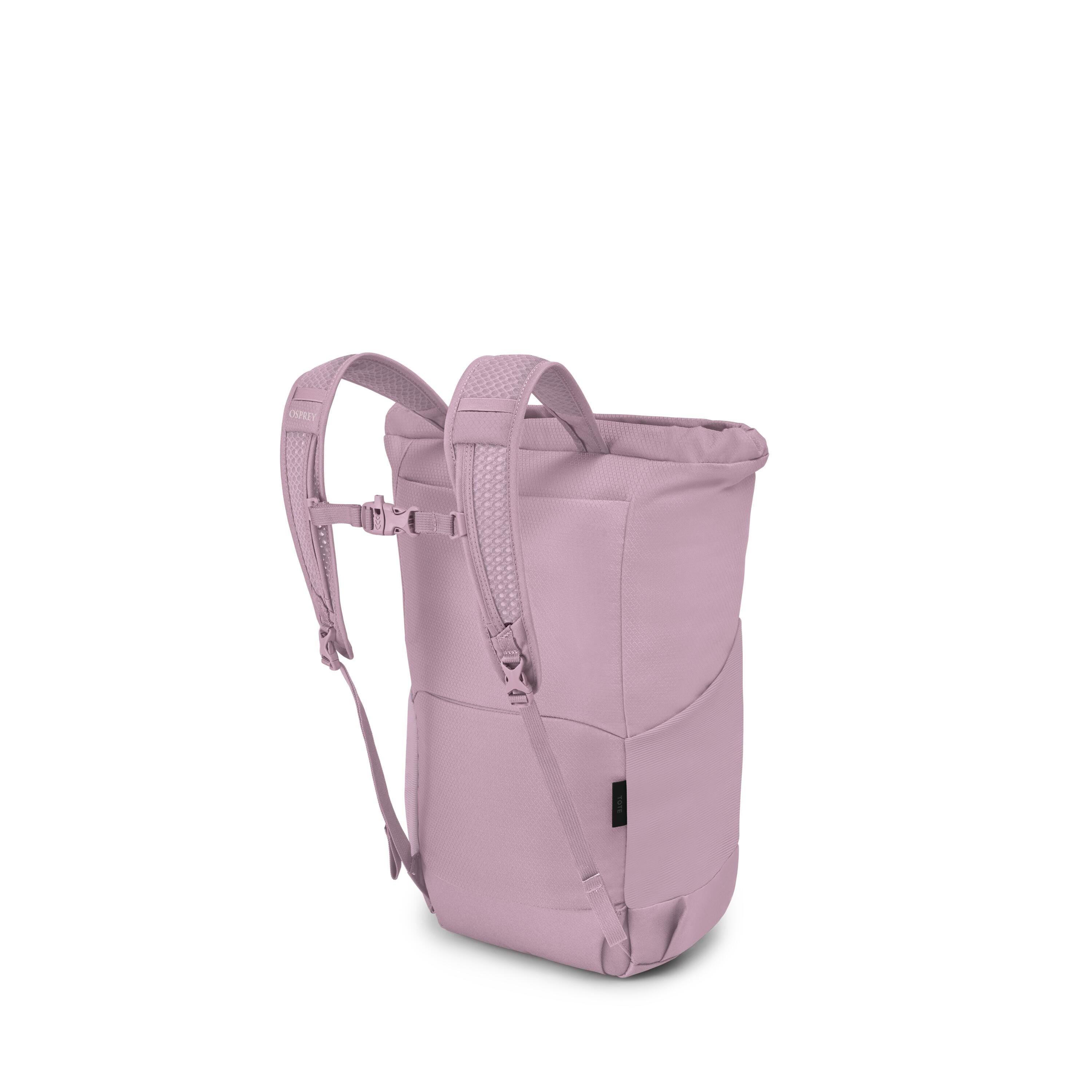 Osprey Daylite Tote Pack 20L in Iris Pink — back view