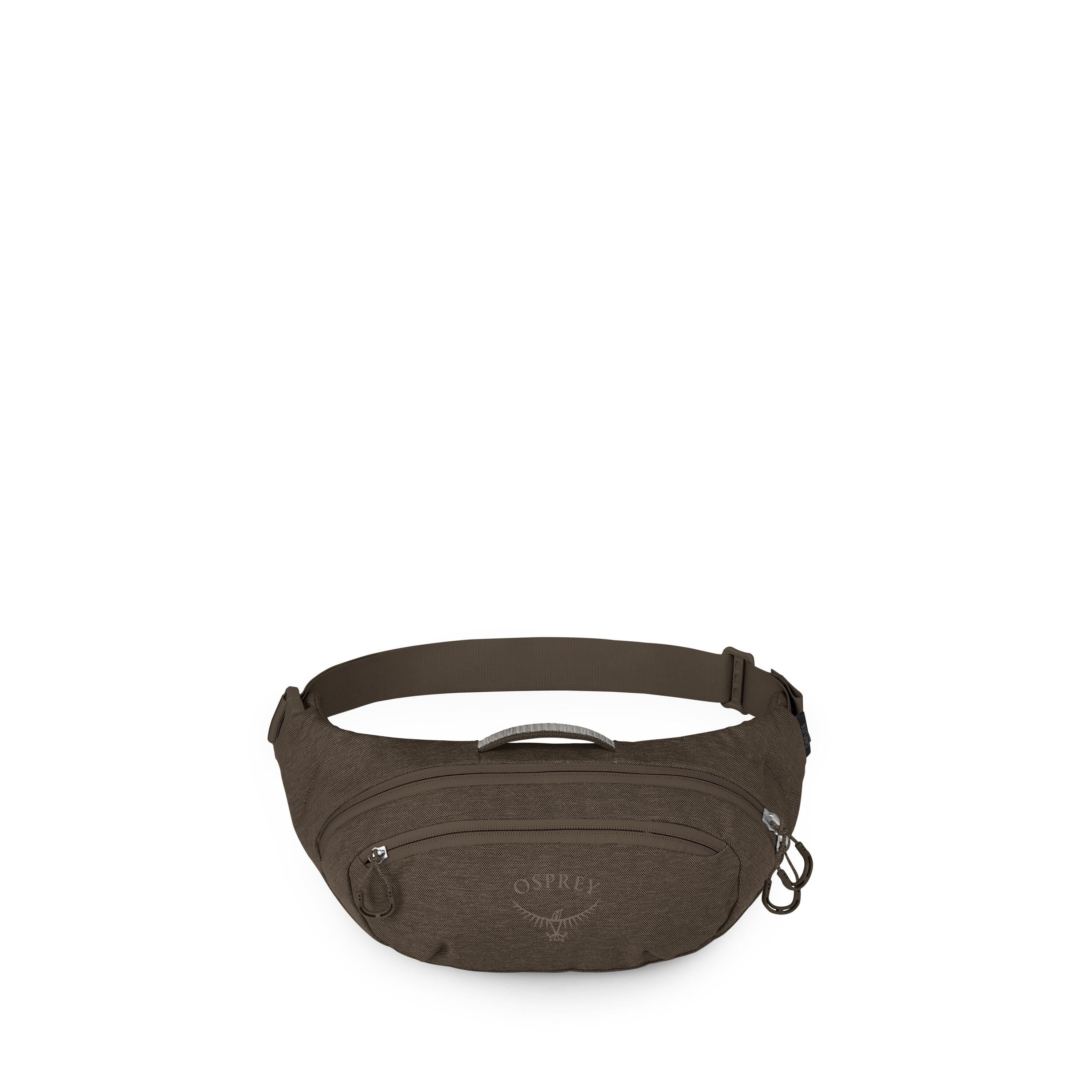 Osprey Daylite Waist Pack Driftshade 2L in Truffle Brown — front view