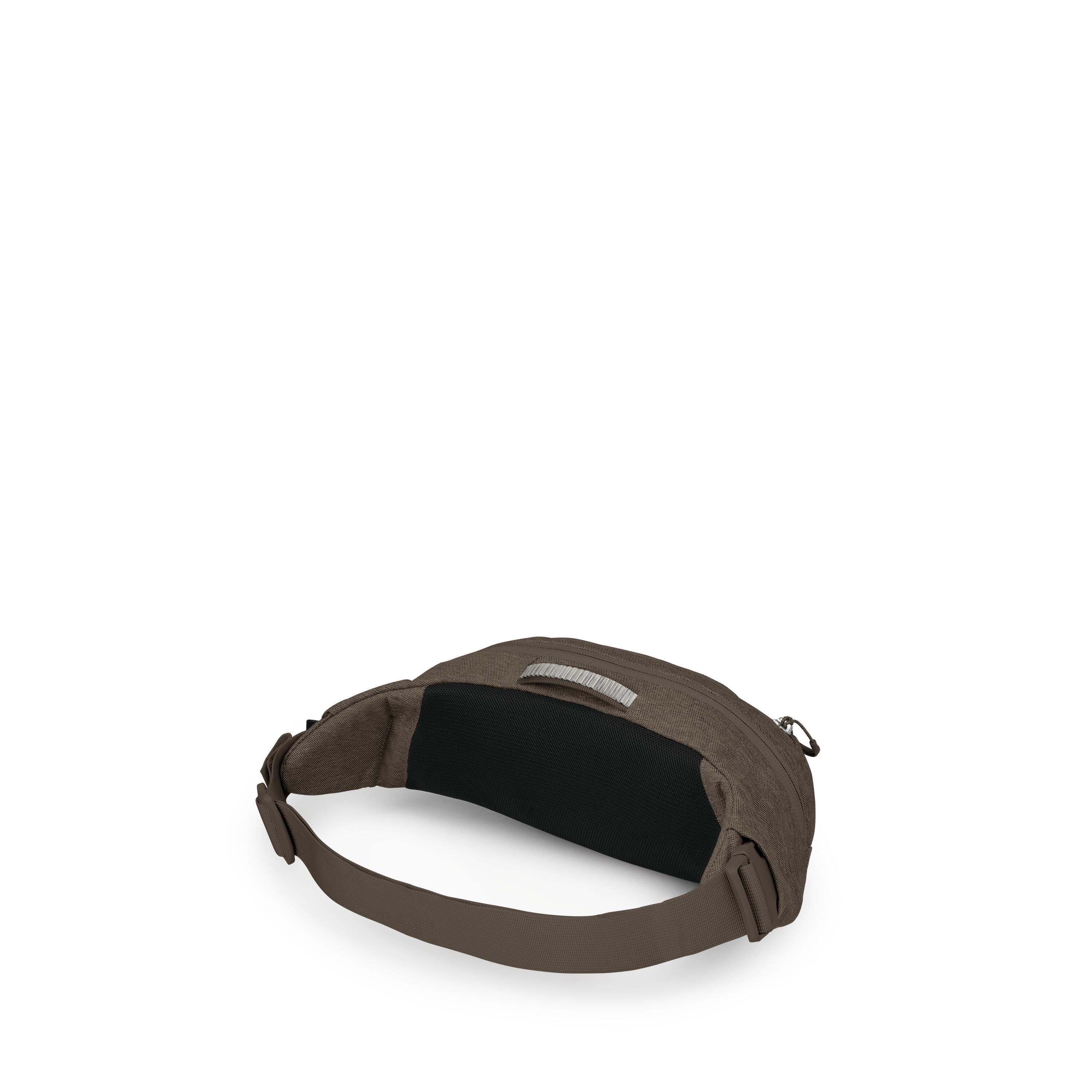 Osprey Daylite Waist Pack Driftshade 2L in Truffle Brown — angle view 3