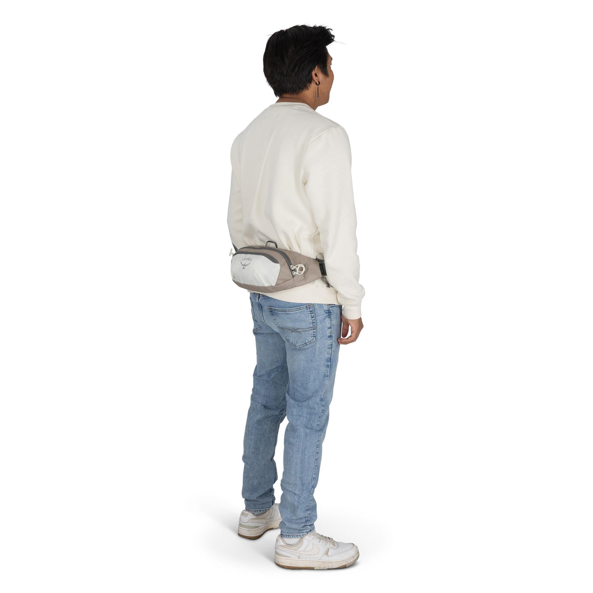Osprey Daylite Waist Pack 2L in Mystery White Multi — lifestyle 2