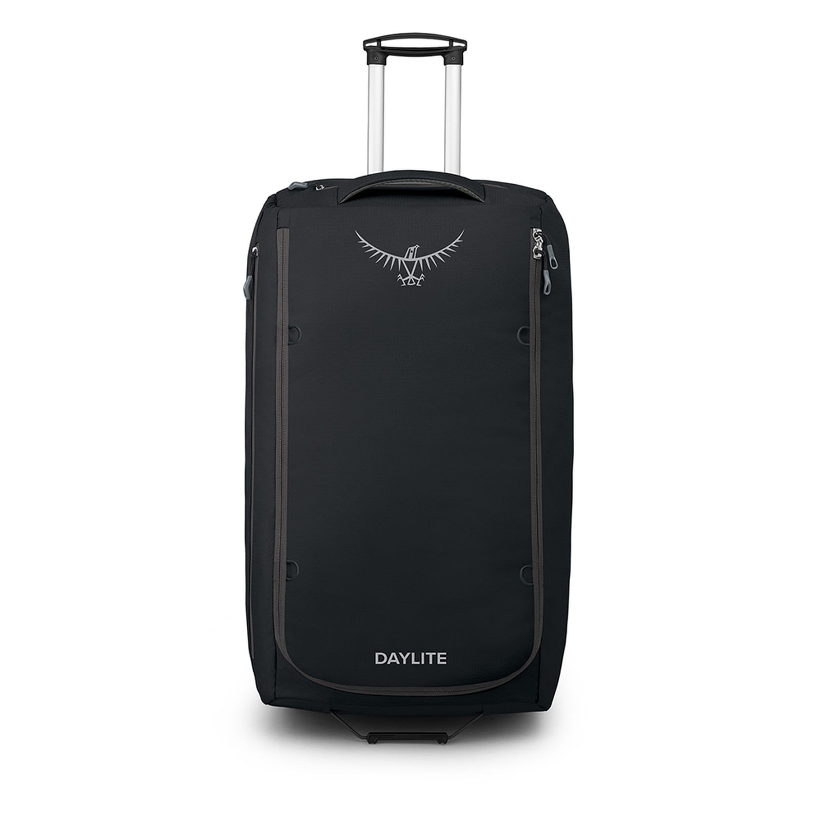 Osprey Daylite Wheeled Duffel 115L in Black — front view