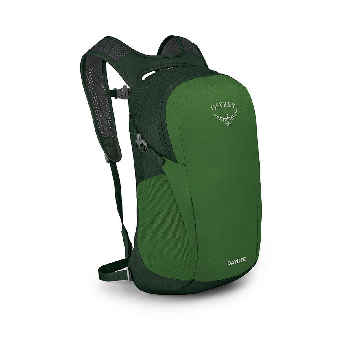 Osprey Daylite Backpack 13L in Green Belt/Green Canopy — front view # color_Green Belt/Green Canopy