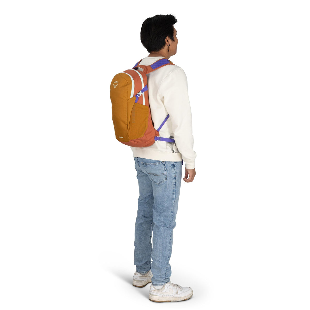 Osprey Daylite Backpack 13L in Barley Brown Multi — lifestyle 2