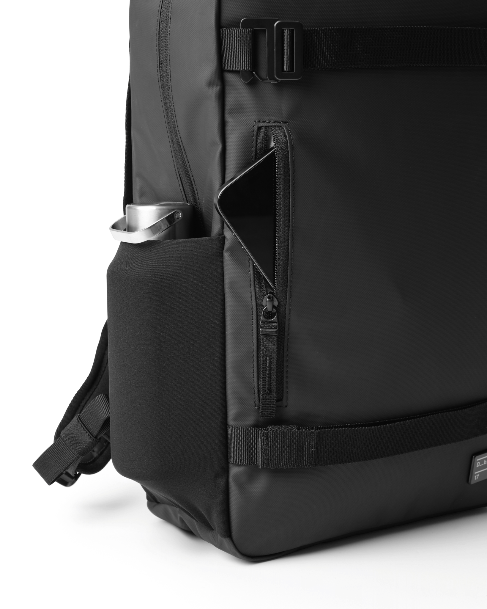 Db Journey Daypack 17L in Charcoal Grey — detail view # color_Charcoal Grey