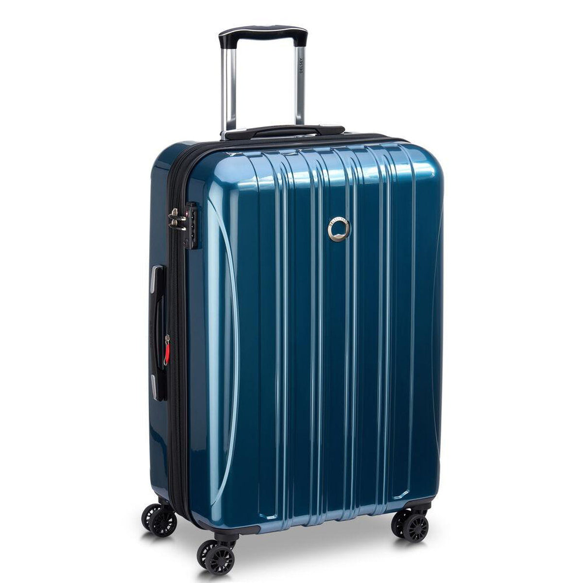 Delsey Helium Aero 25" Exp. Spinner in Blue — angle view 2