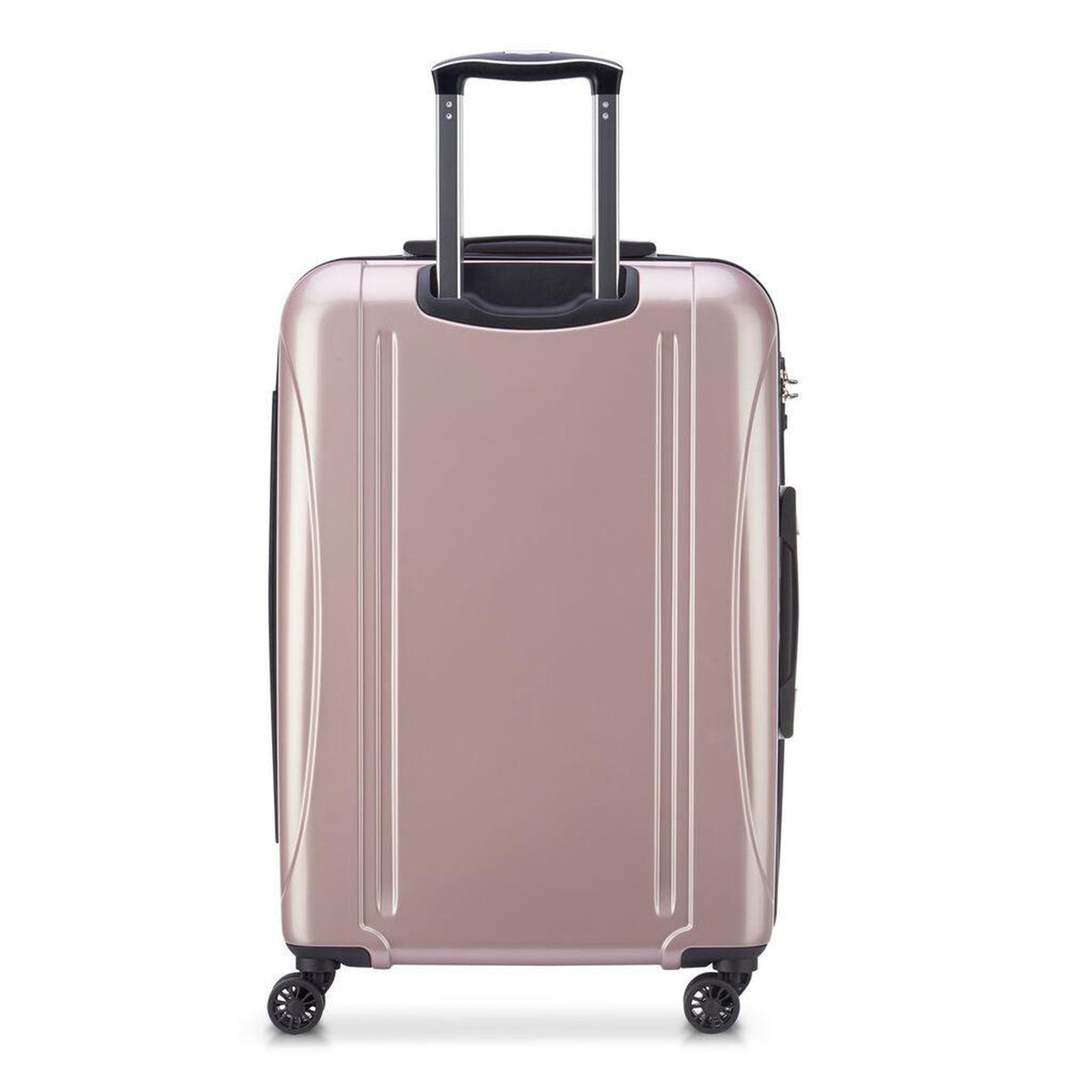 Delsey Helium Aero 25" Exp. Spinner in Pink — back view