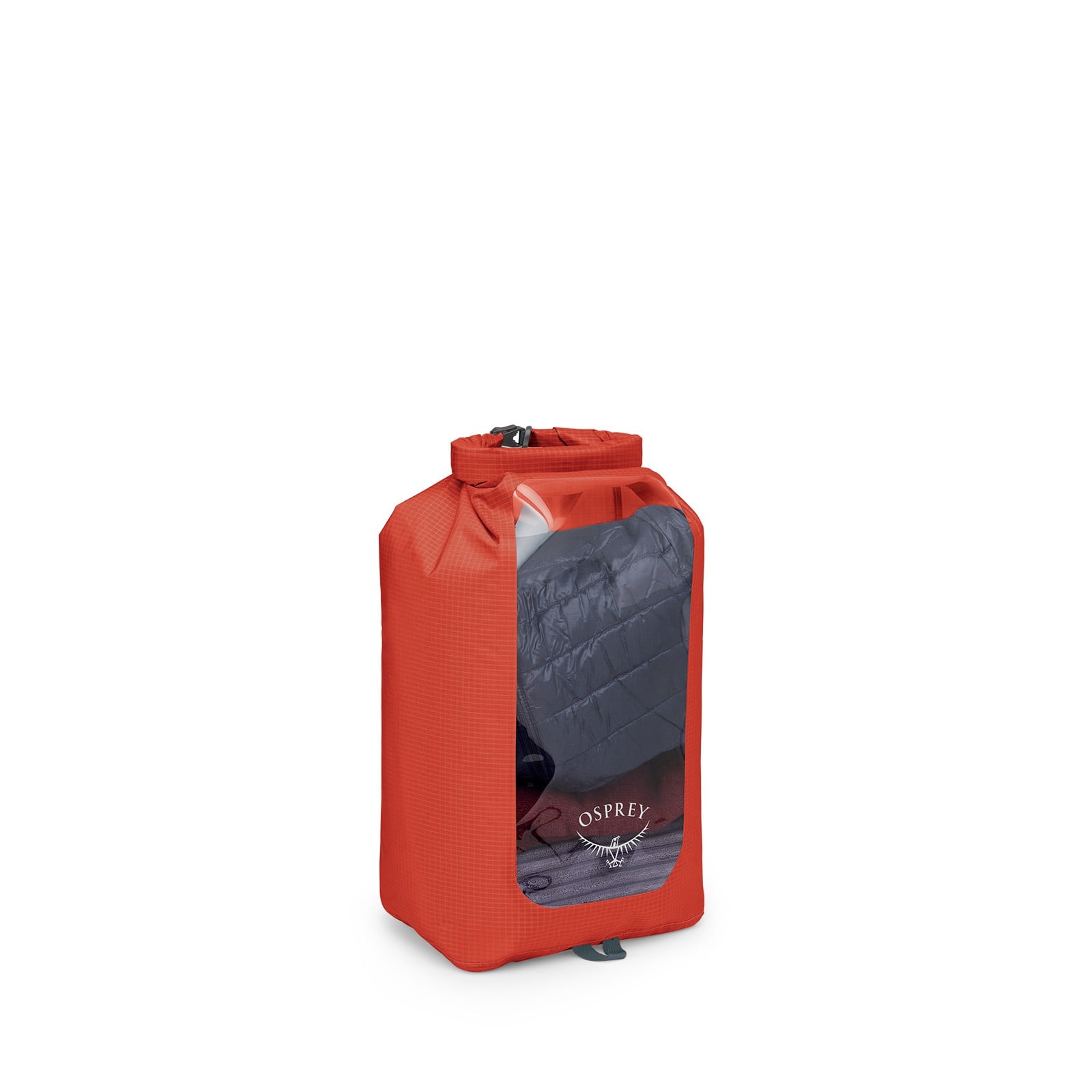 Osprey Ultralight Dry Sack with Window 20L in Mars Orange — angle view 2