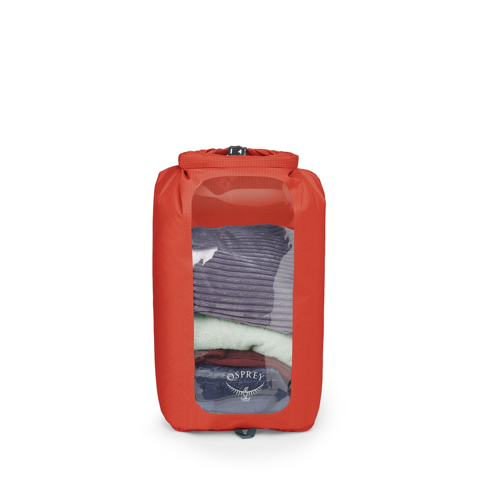 Osprey Ultralight Dry Sack with Window 35L in Mars Orange — front view