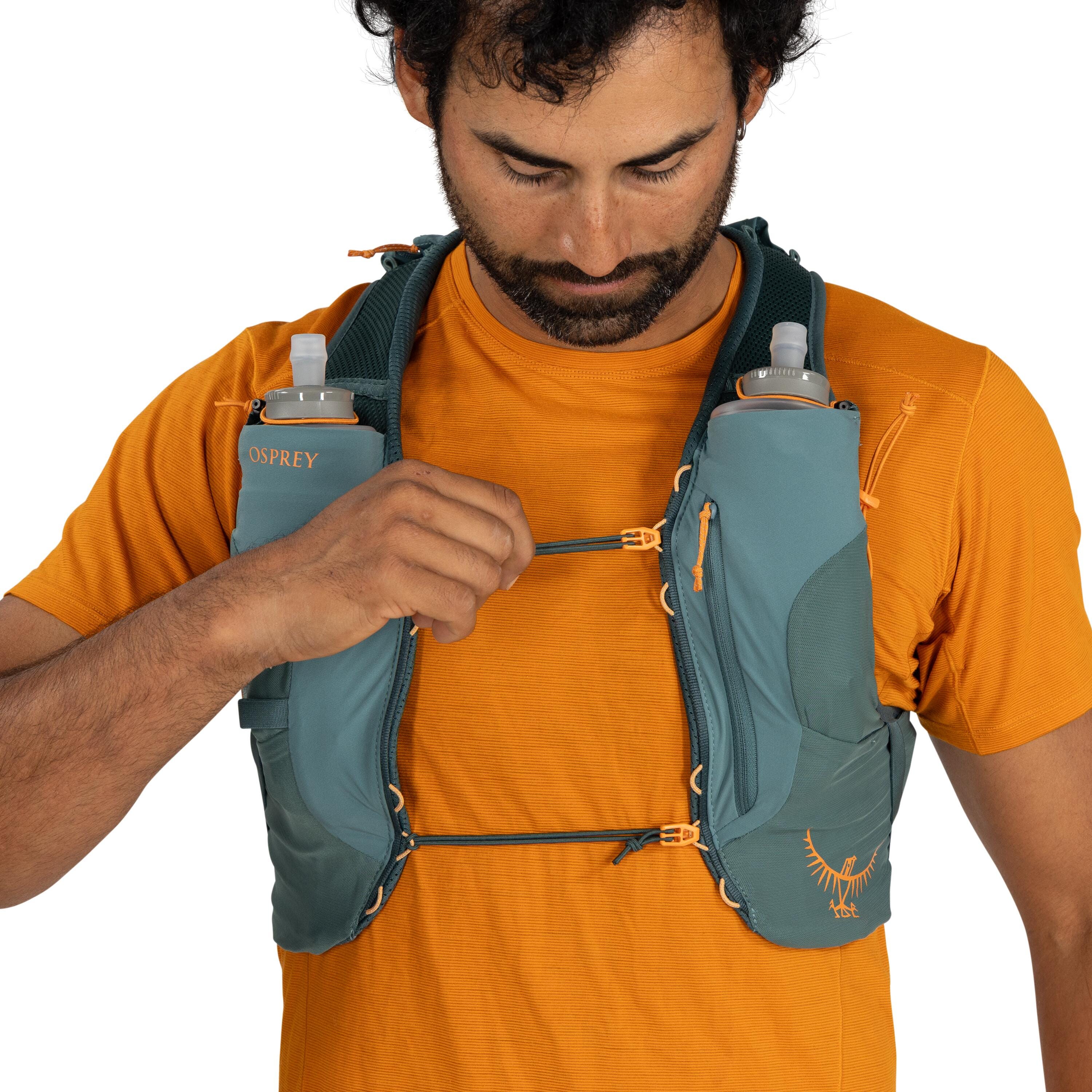 Osprey Duro 1.5 Run Hydration Vest 1.5L in Cascade Blue — detail view 2