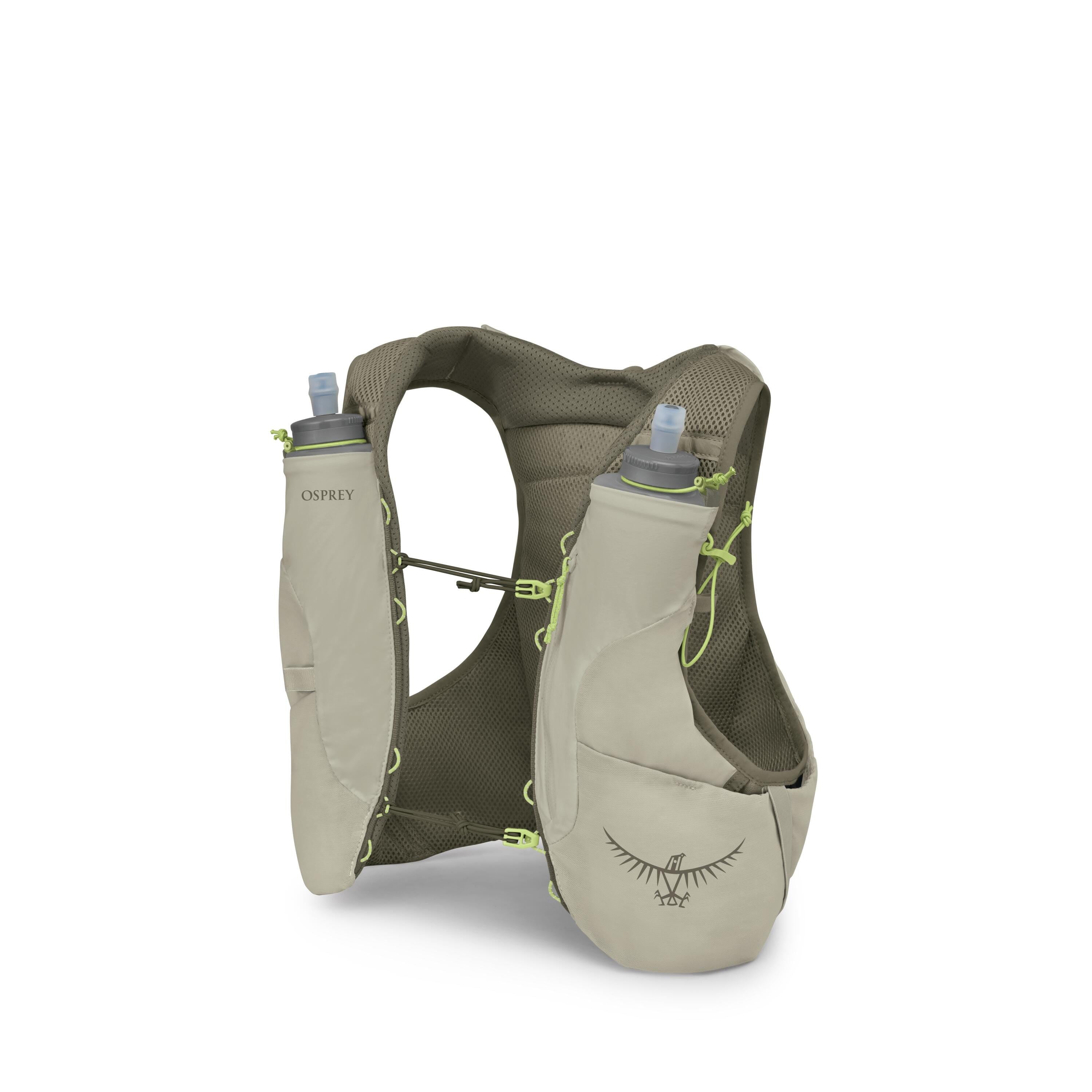 Osprey Duro 1.5 Run Hydration Vest 1.5L in Sandy Grey — angle view 2