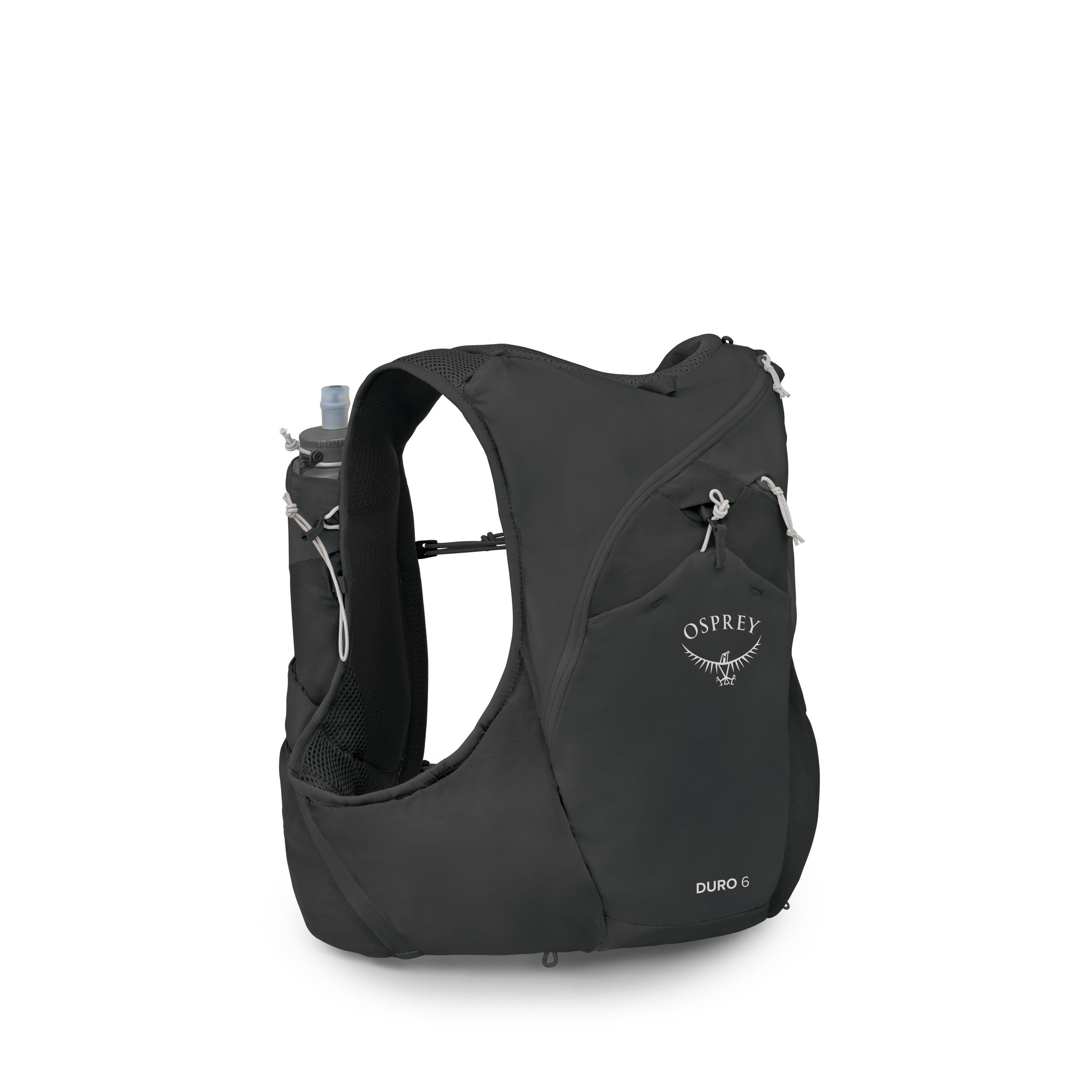 Osprey Duro 6 Run Hydration Vest 6L in Black — angle view 3