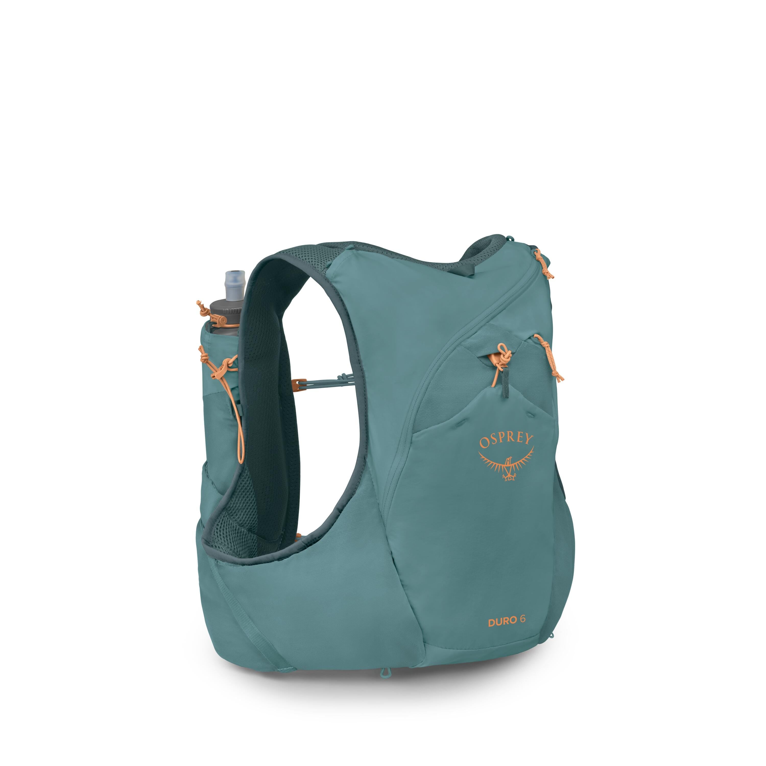Osprey Duro 6 Run Hydration Vest 6L in Cascade Blue — angle view 3