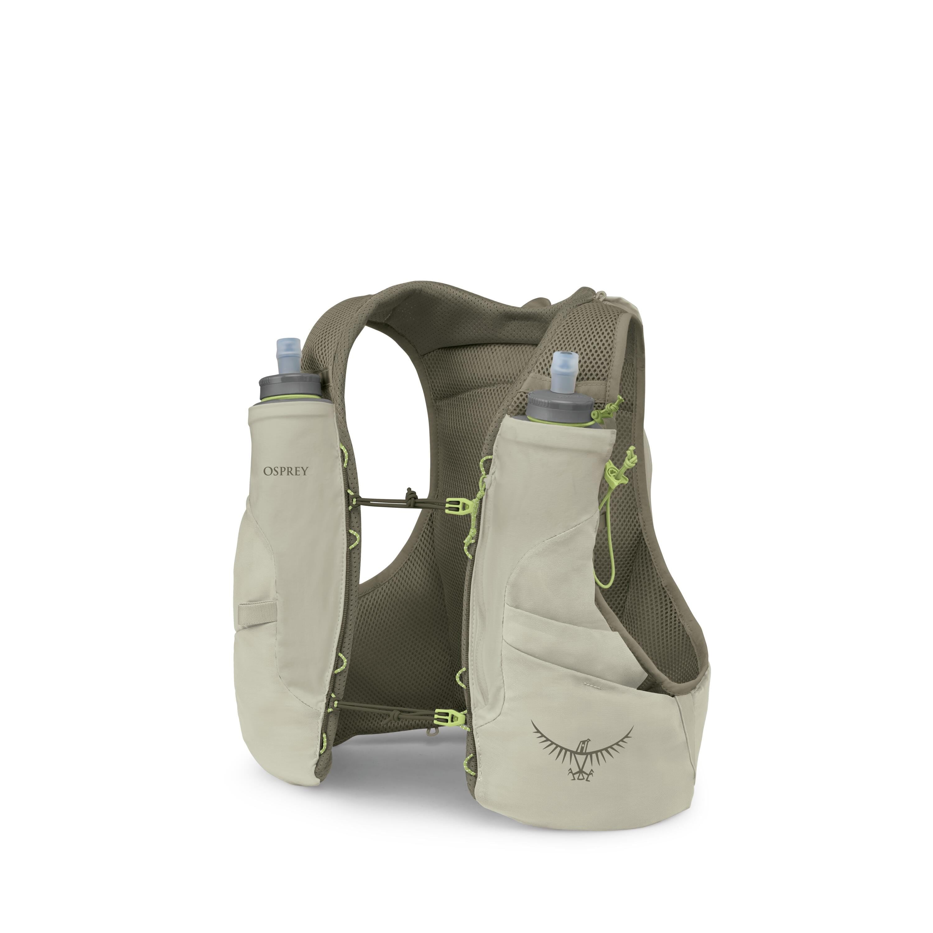 Osprey Duro 6 Run Hydration Vest 6L in Sandy Grey — angle view 2
