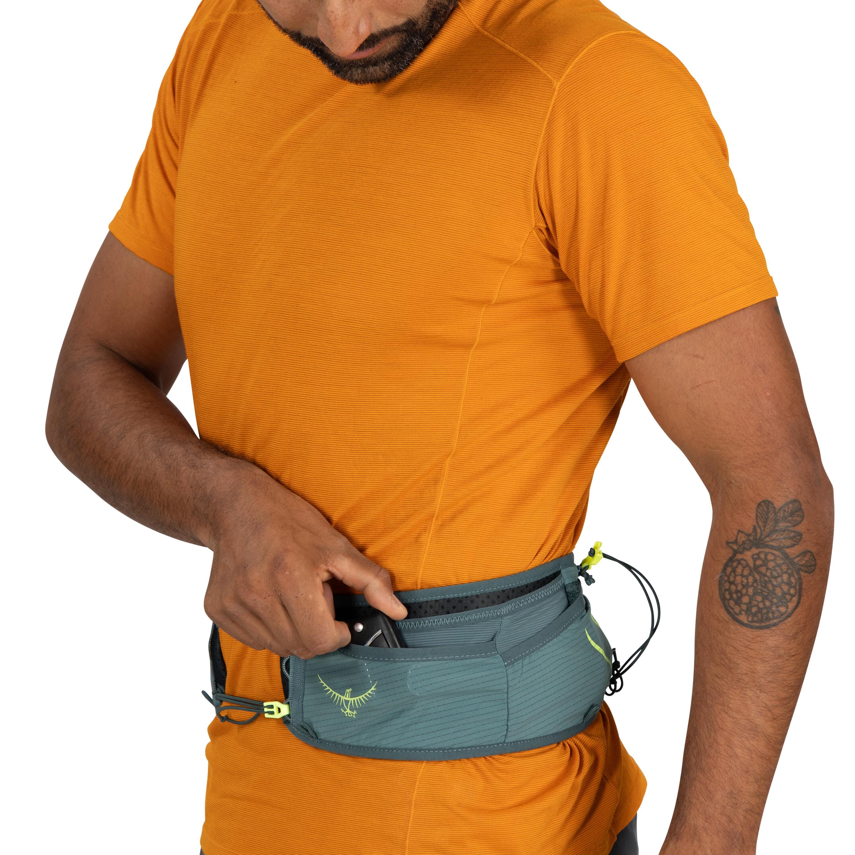 Osprey Duro Dyna Pro Running Belt in Cascade Blue — detail view 4