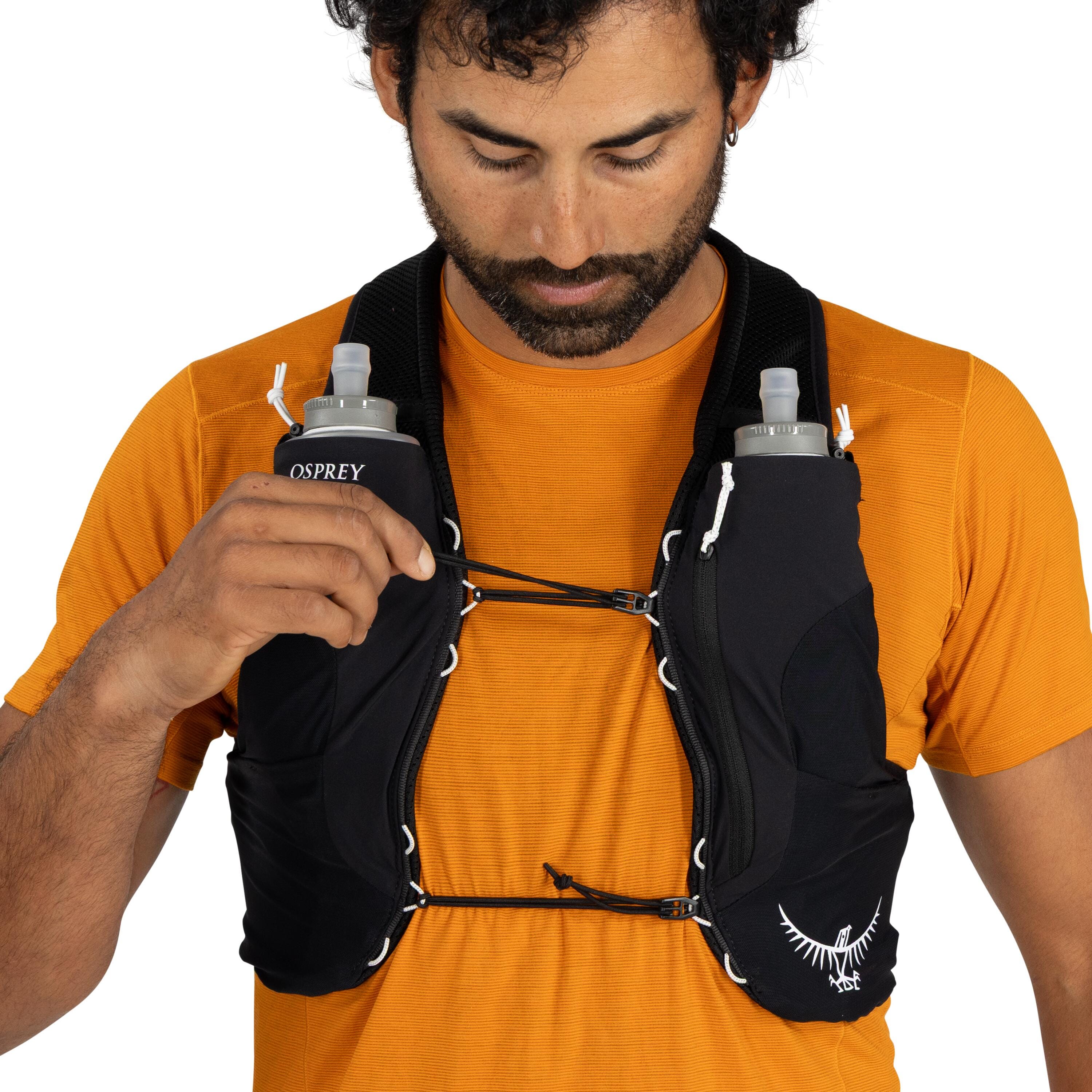 Osprey Duro LT Run Hydration Vest 0.5L in Black — detail view