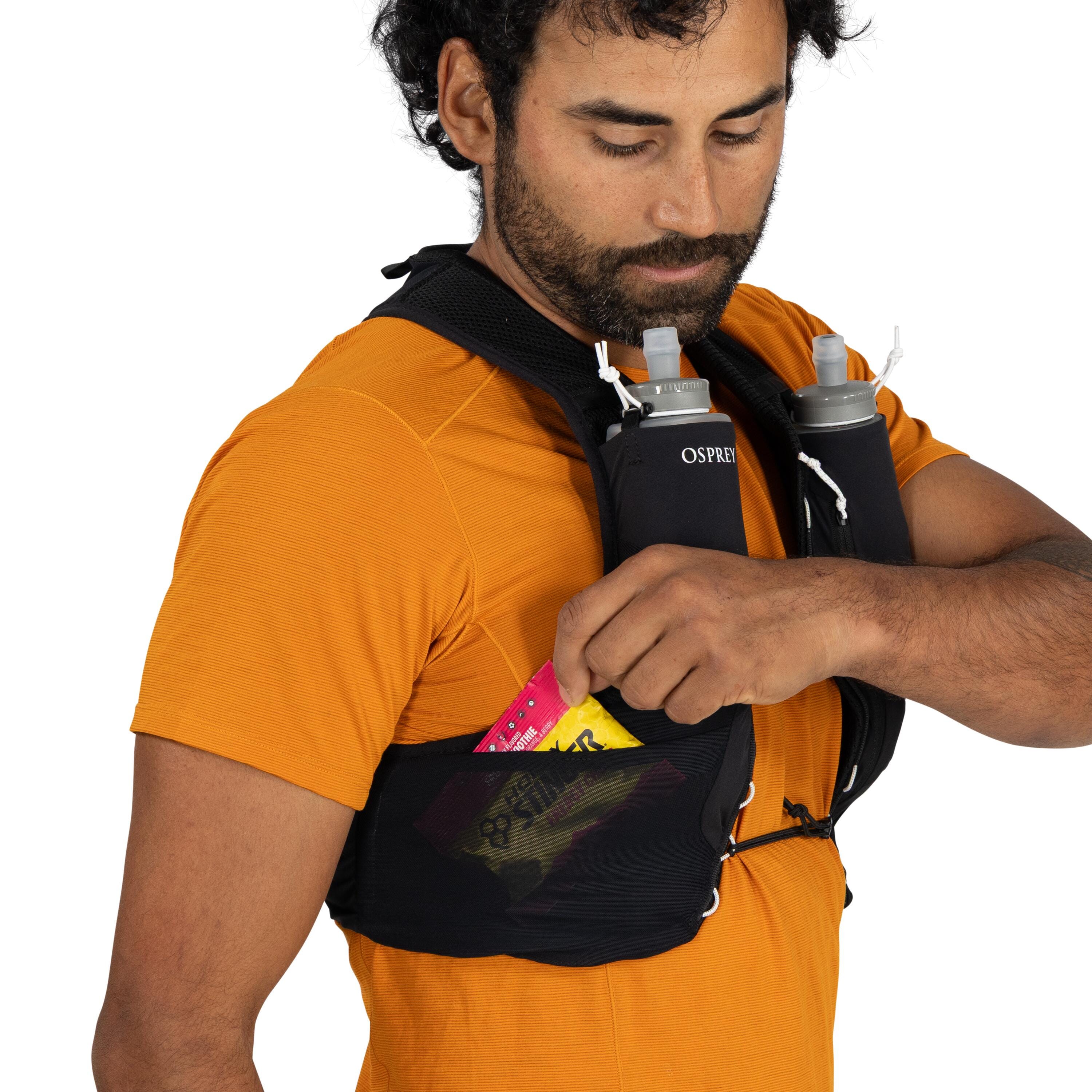 Osprey Duro LT Run Hydration Vest 0.5L in Black — detail view 4