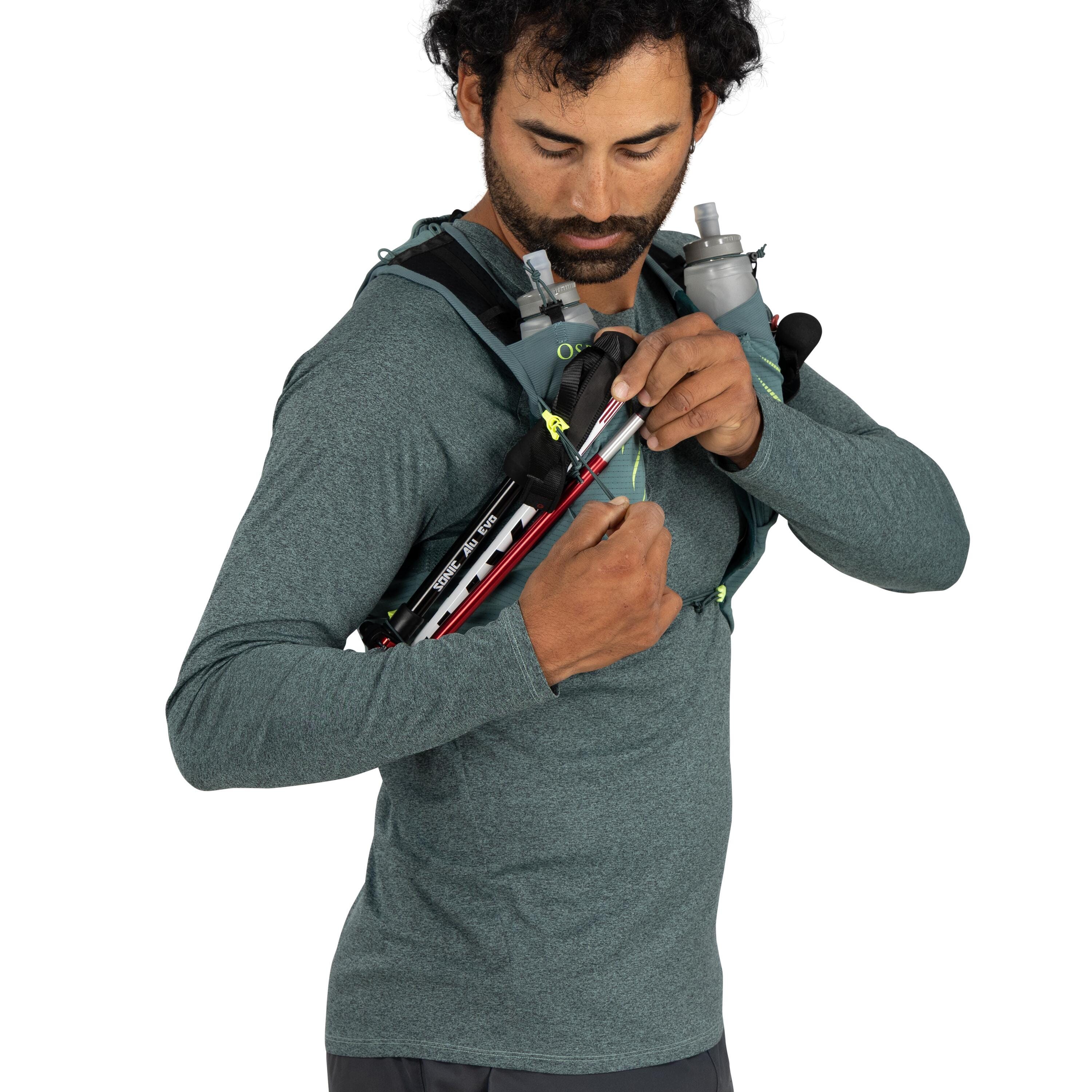 Osprey Duro Pro 7 Run Hydration Vest 7L in Cascade Blue — detail view 2