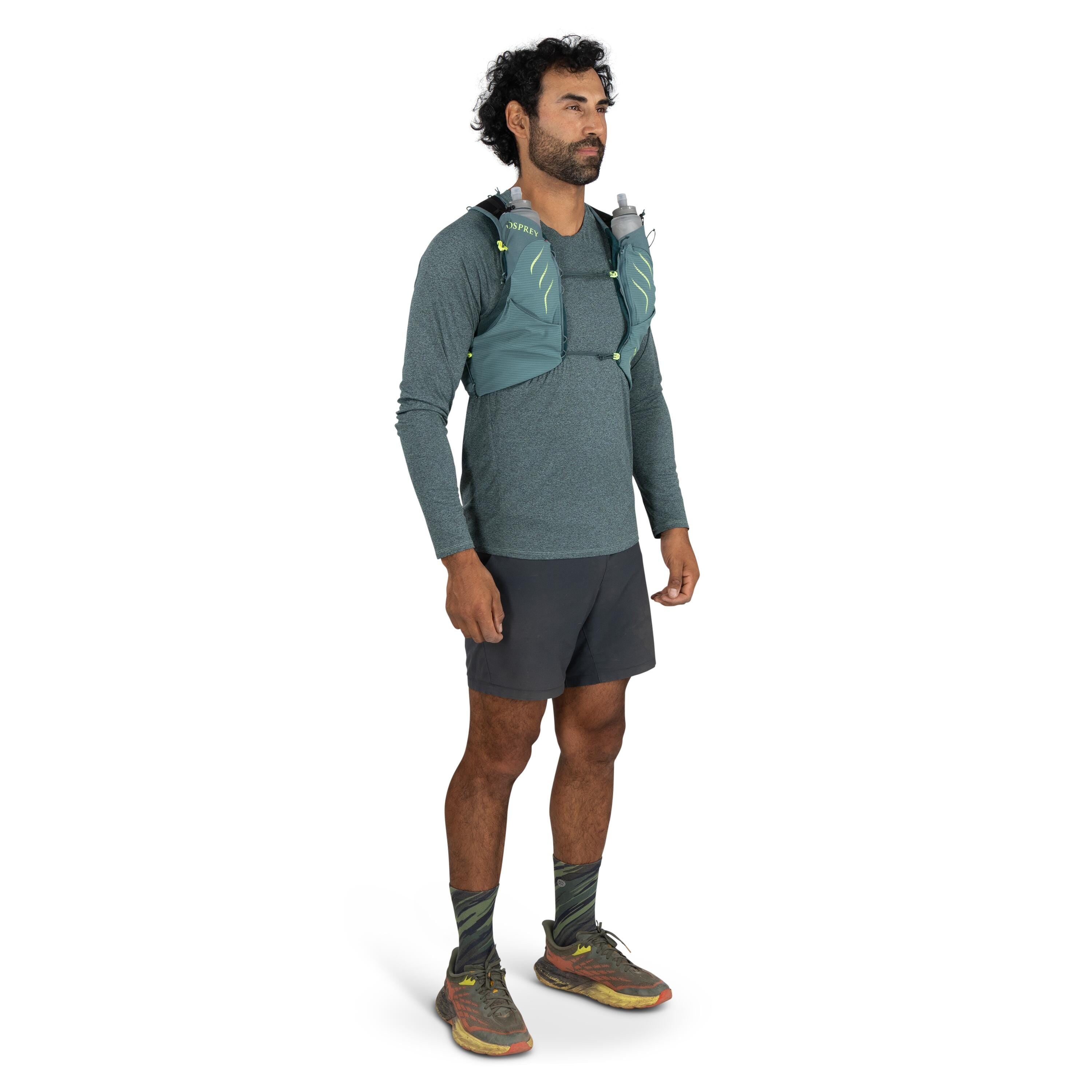 Osprey Duro Pro 7 Run Hydration Vest 7L in Cascade Blue — lifestyle