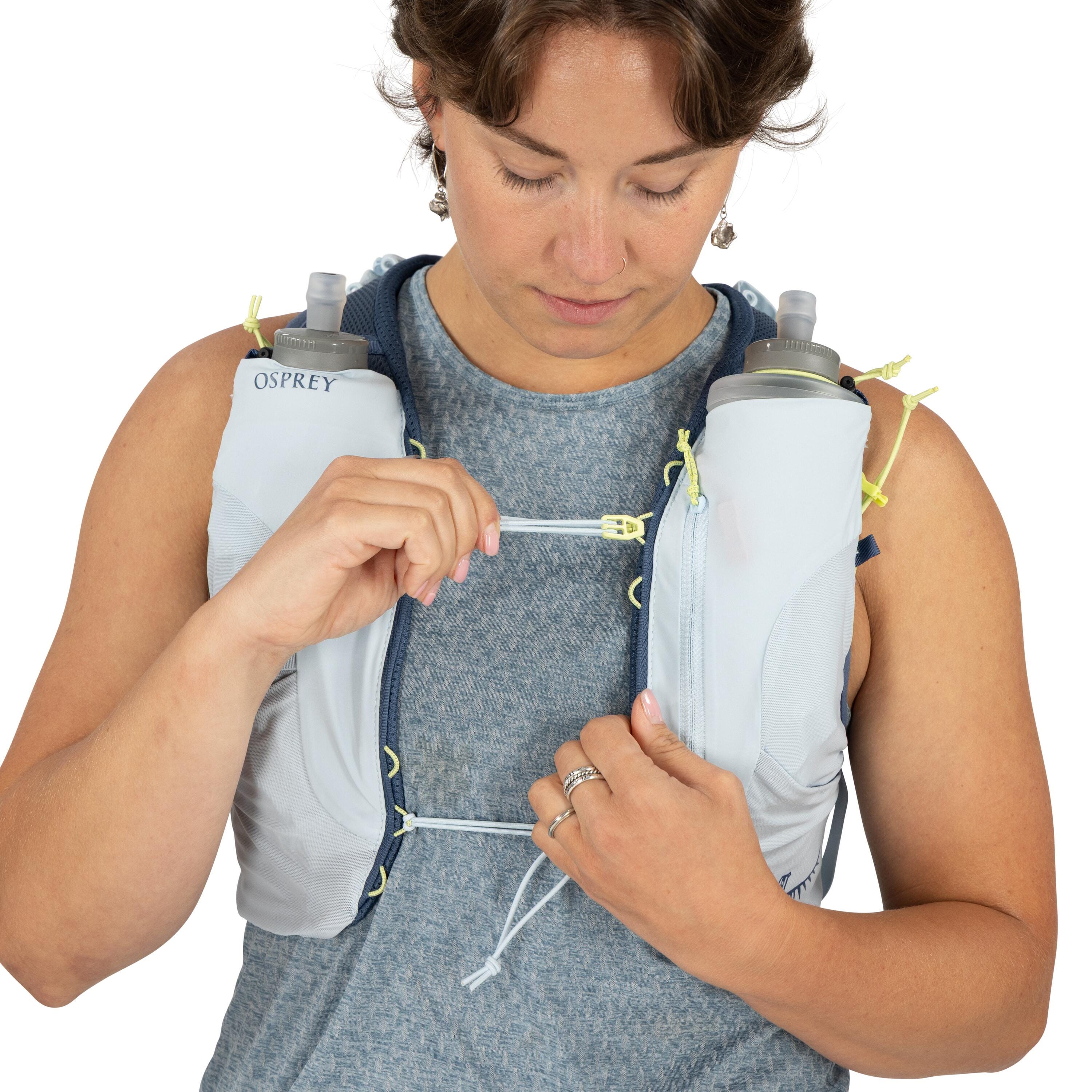 Osprey Dyna 1.5 Run Hydration Vest 1.5L in Dawn Blue — detail view 2