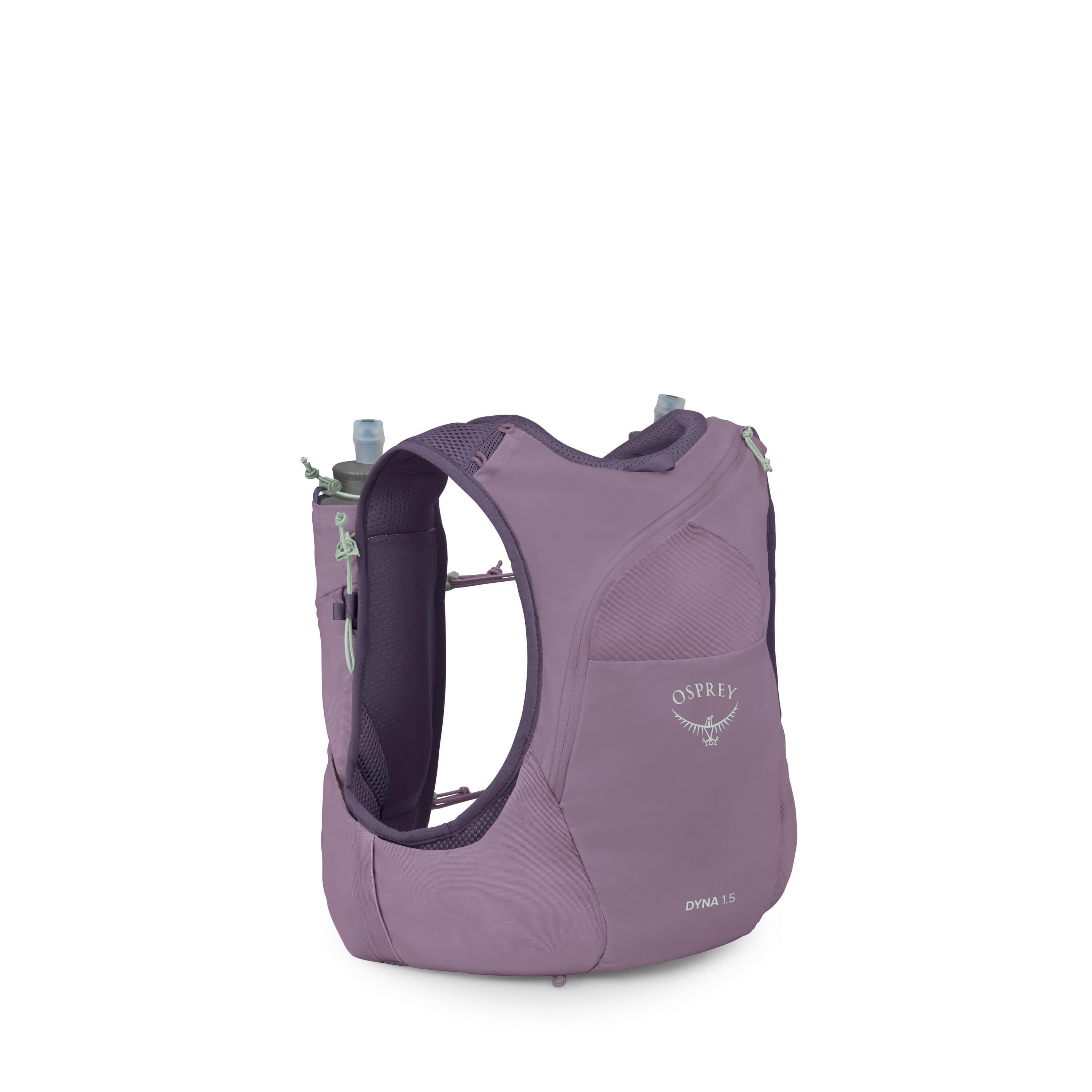 Osprey Dyna 1.5 Run Hydration Vest 1.5L in Purple Dusk — back view