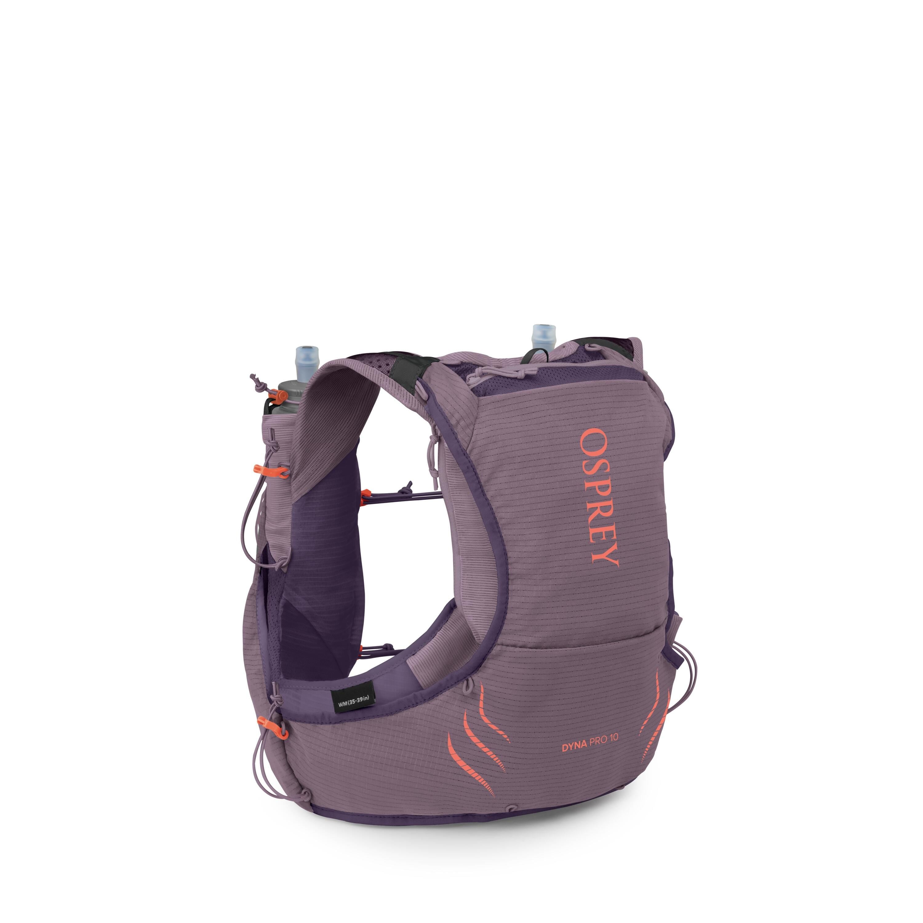 Osprey Dyna Pro 10 Run Hydration Vest 10L in Purple Dusk — back view